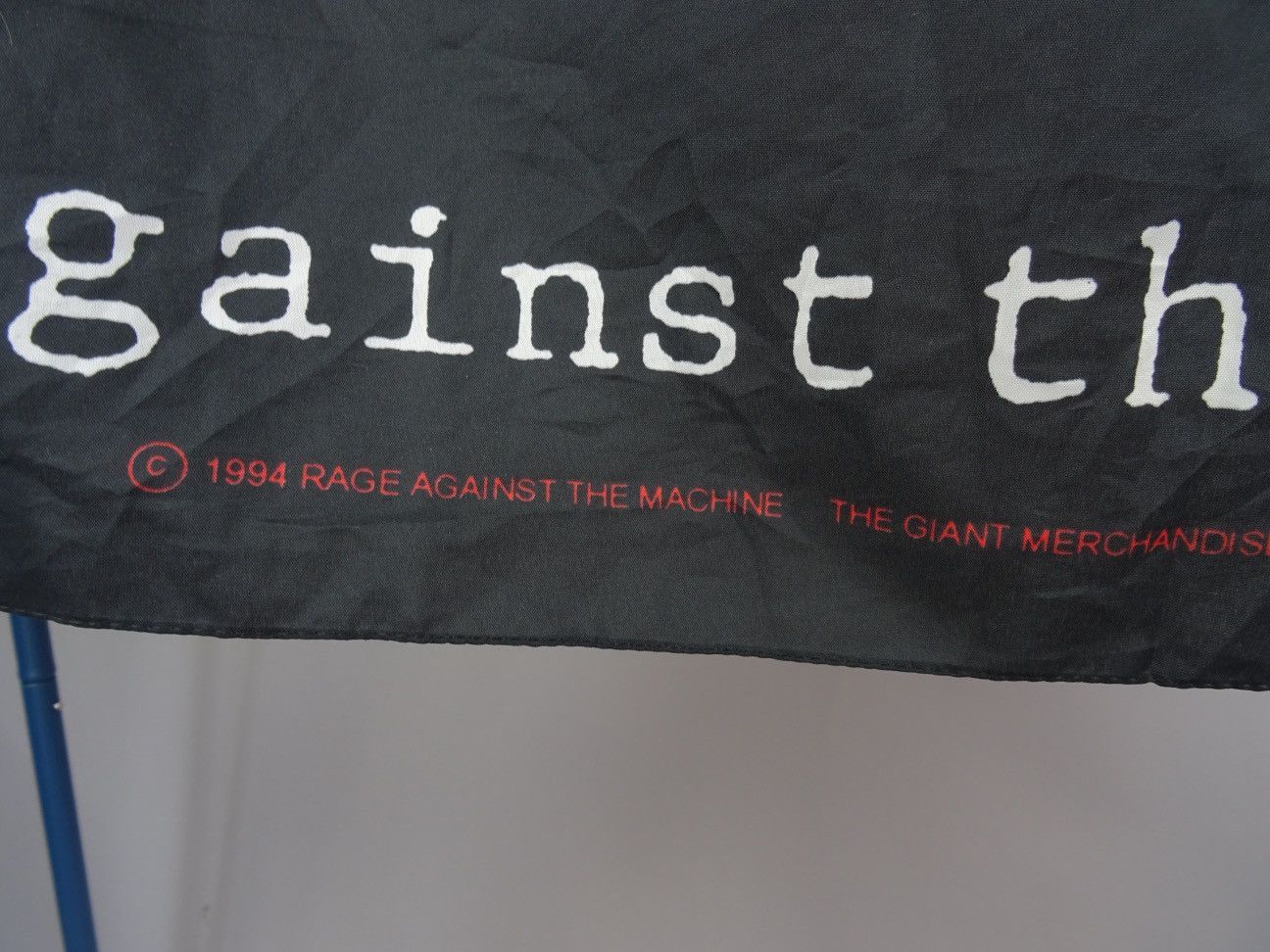 Vintage 1994 Vintage Rage Against the Machine Banner Flag Tapestry Size US M / EU 48-50 / 2 - 3 Thumbnail