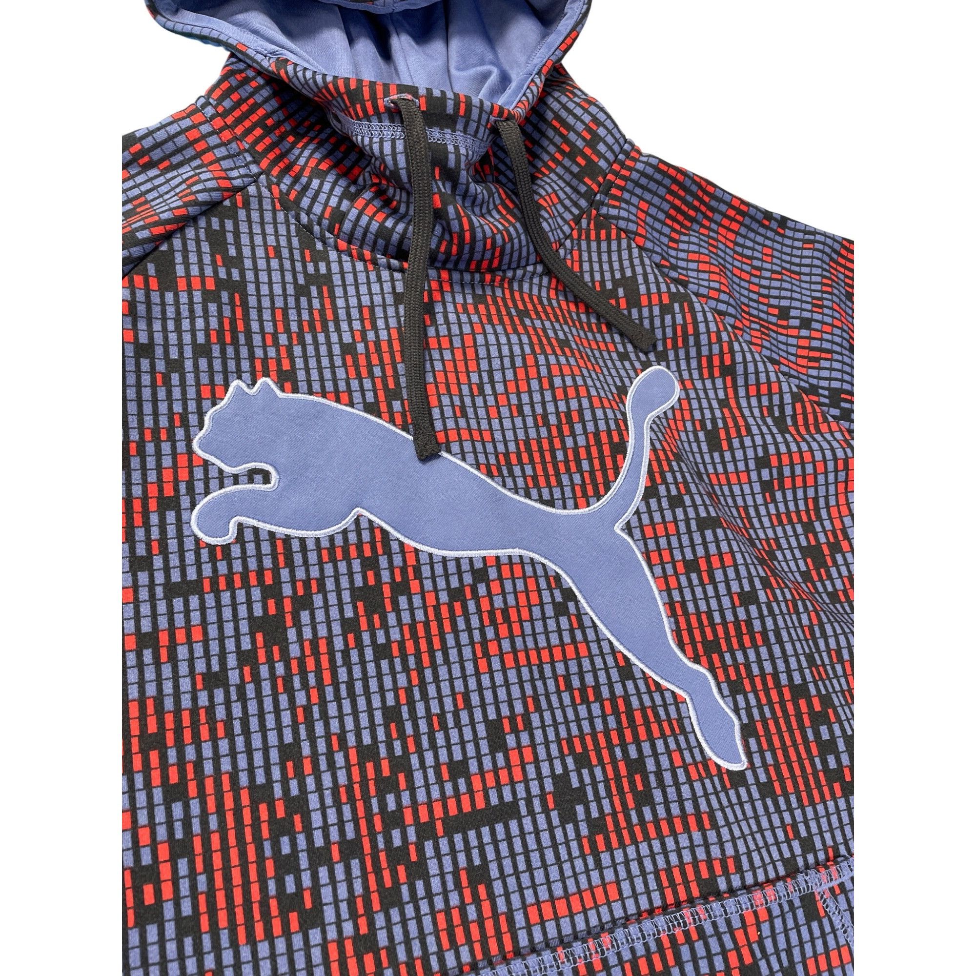 Puma Puma Mens Blue Red Digital Print Pullover Hoodie Sweatshirt Size US XL / EU 56 / 4 - 4 Thumbnail