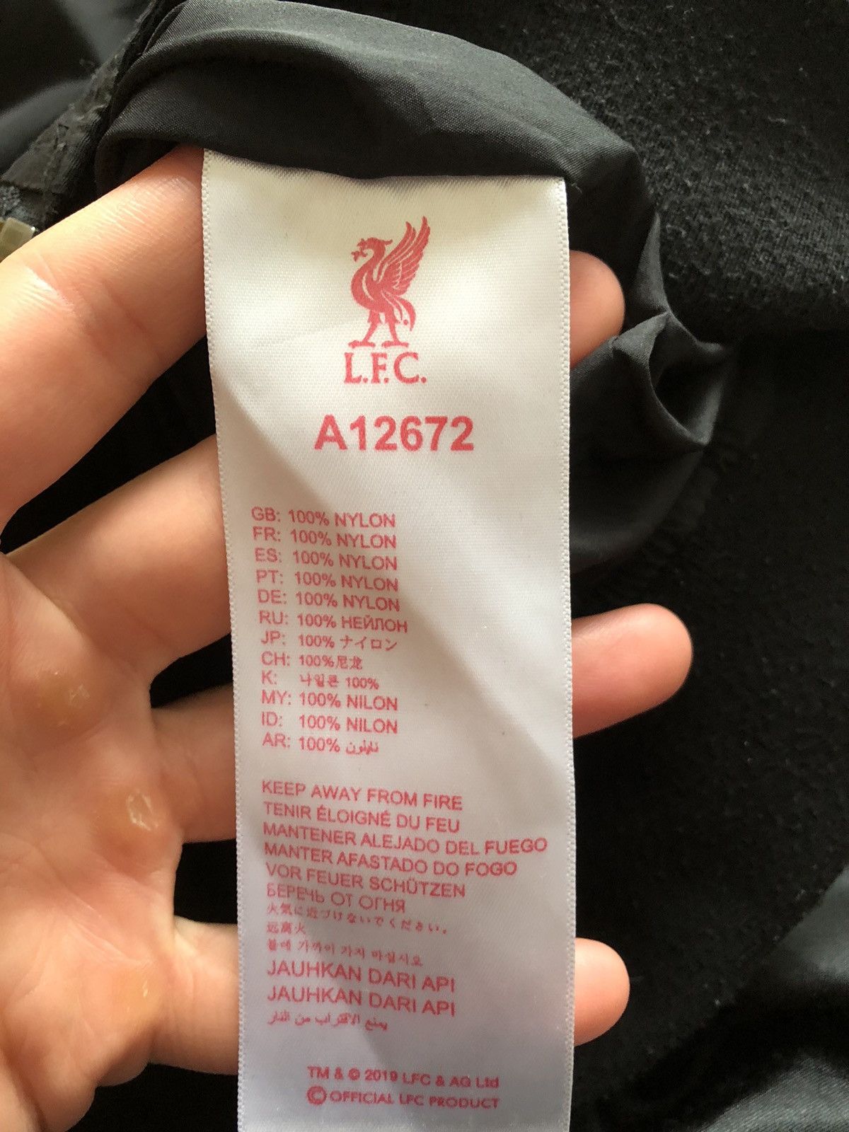 Other LIVERPOOL FC OFFICIAL VINTAGE LIGHT SOCCER FOOTBALL JACKET Size US L / EU 52-54 / 3 - 6 Thumbnail