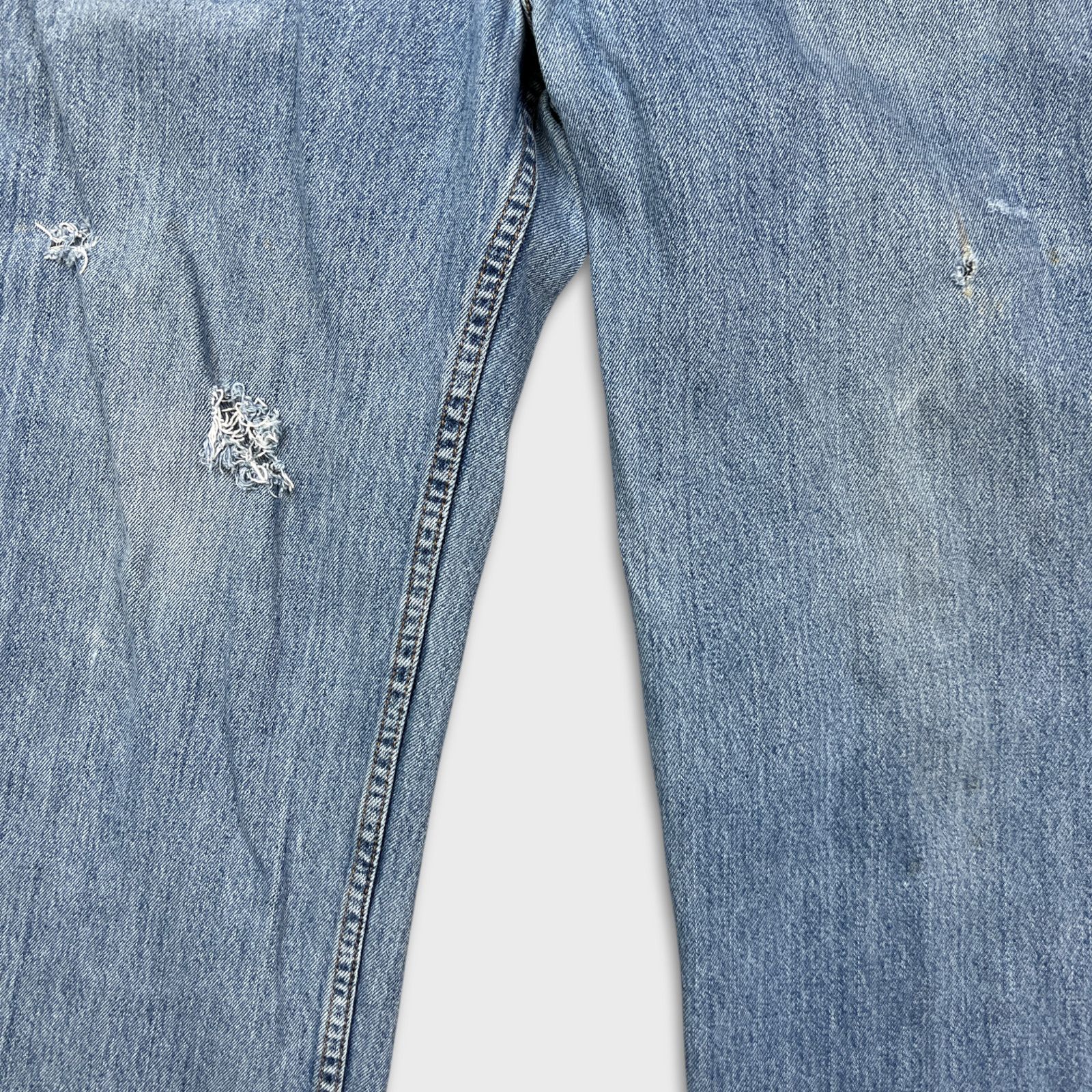 Levi's × Vintage Levi's 550 Jeans 36x34 Relaxed Fit Baggy Distressed Denim Size US 36 / EU 52 - 5 Thumbnail
