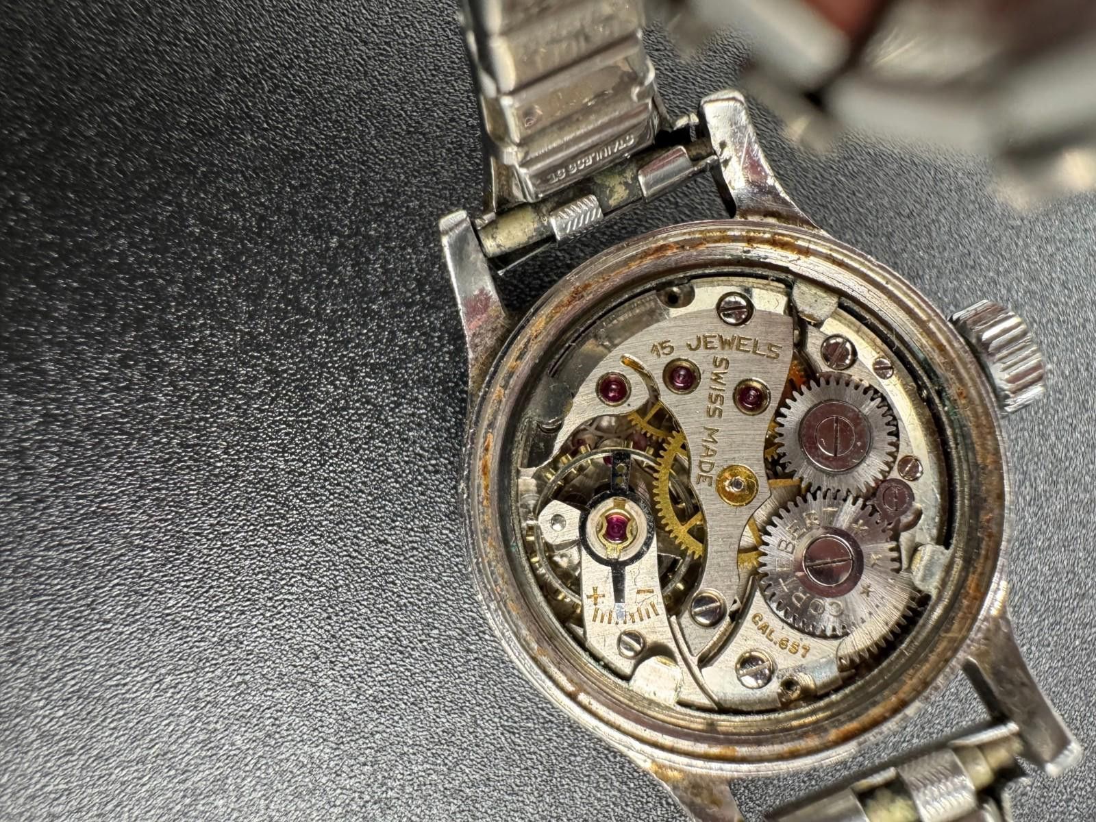 Other Vintage Cortebert Sport Swiss Watch 15 Jewels Manual Wind Tr Size ONE SIZE - 8 Thumbnail