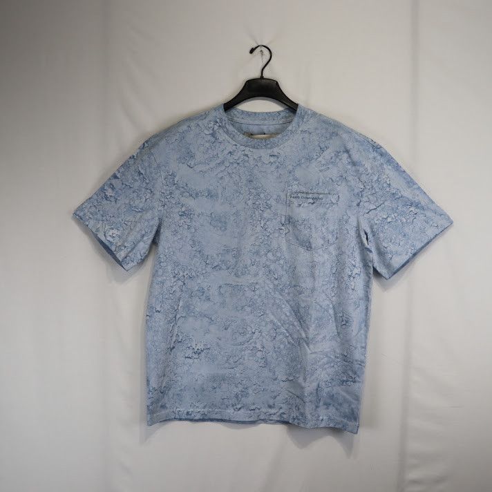 image of Feng Chen Wang O1Rshd1 T-Shirt With Front Pocket In Sky Blue, Men's (Size Medium)