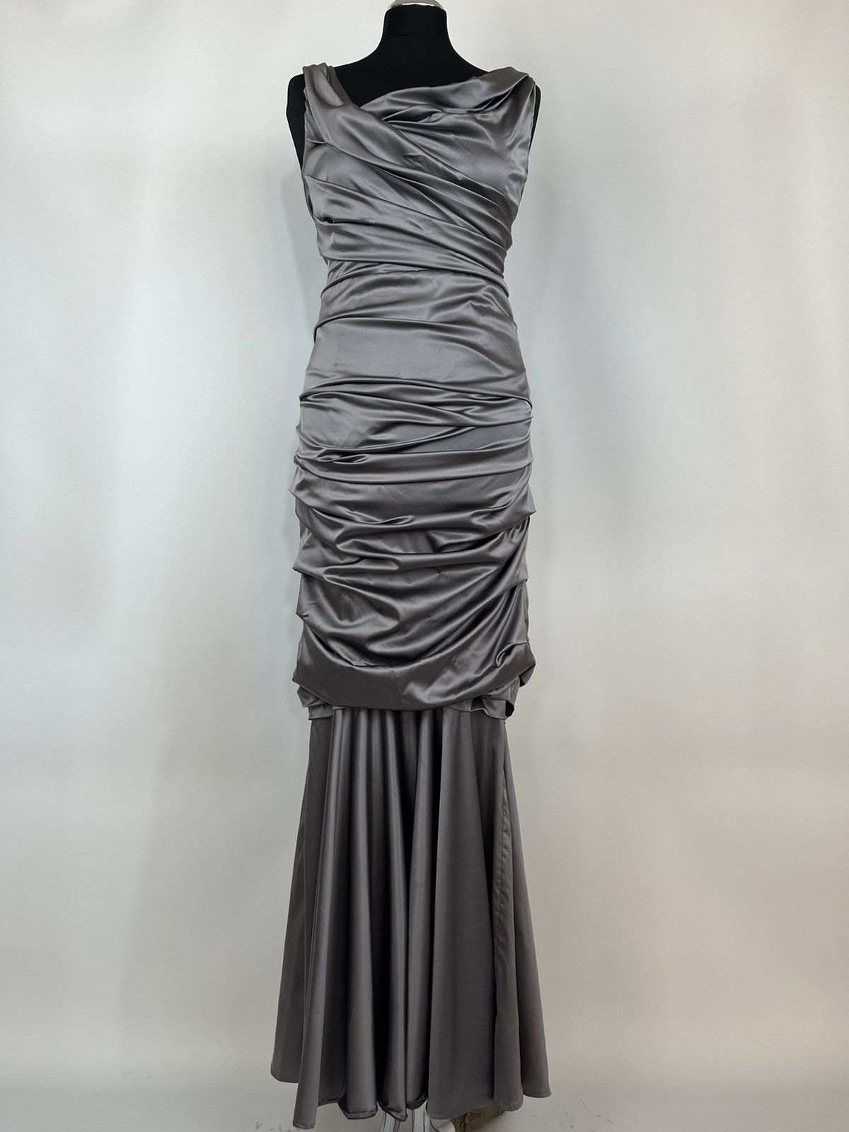 Designer × Dolce & Gabbana DOLCE & GABBANA Dress Sheath Mermaid Silk Stretch (0355) Size L / US 10 / IT 46 - 1 Thumbnail
