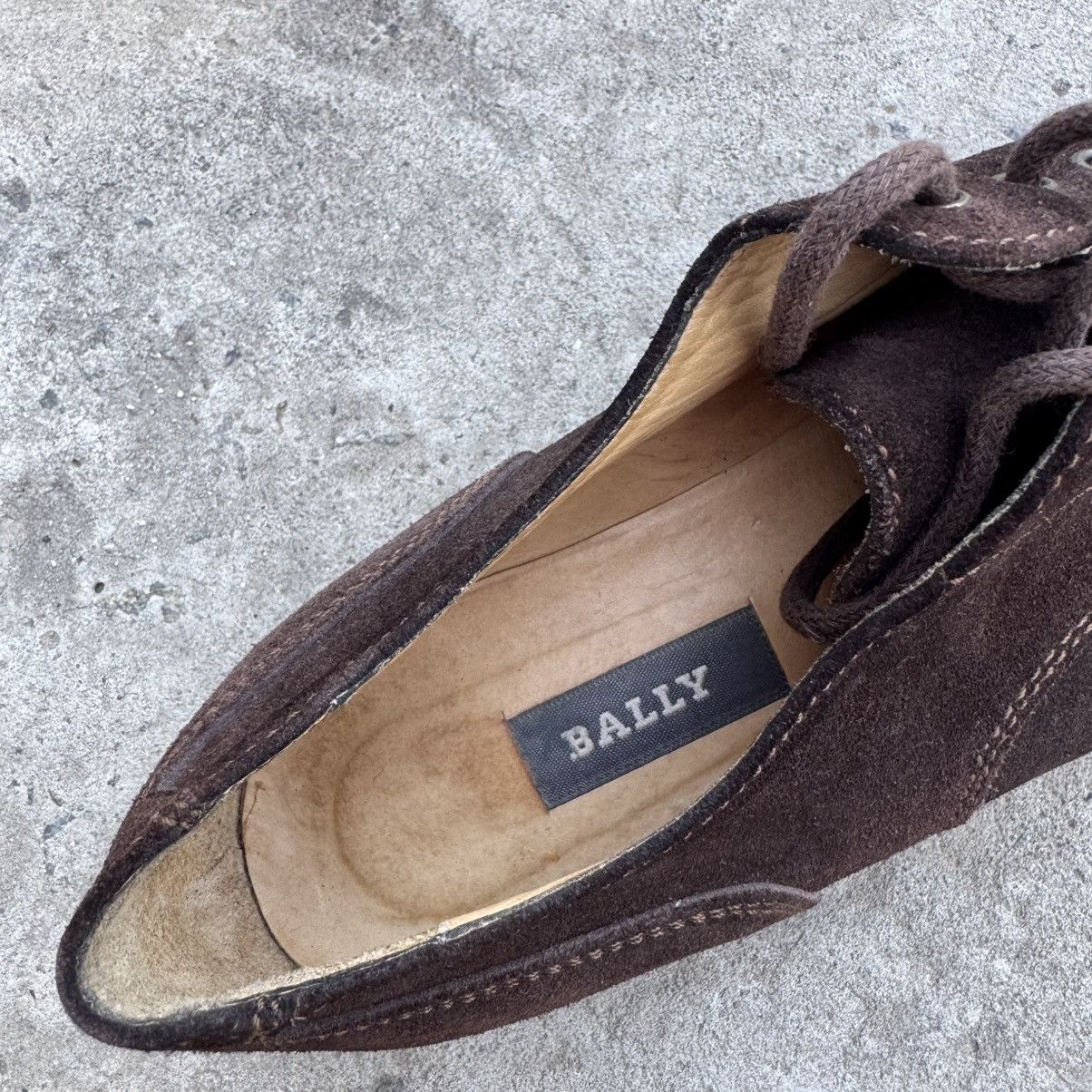 Luxury Bally Gerace Men’s Brown Suede Shoes Y2K Old Money