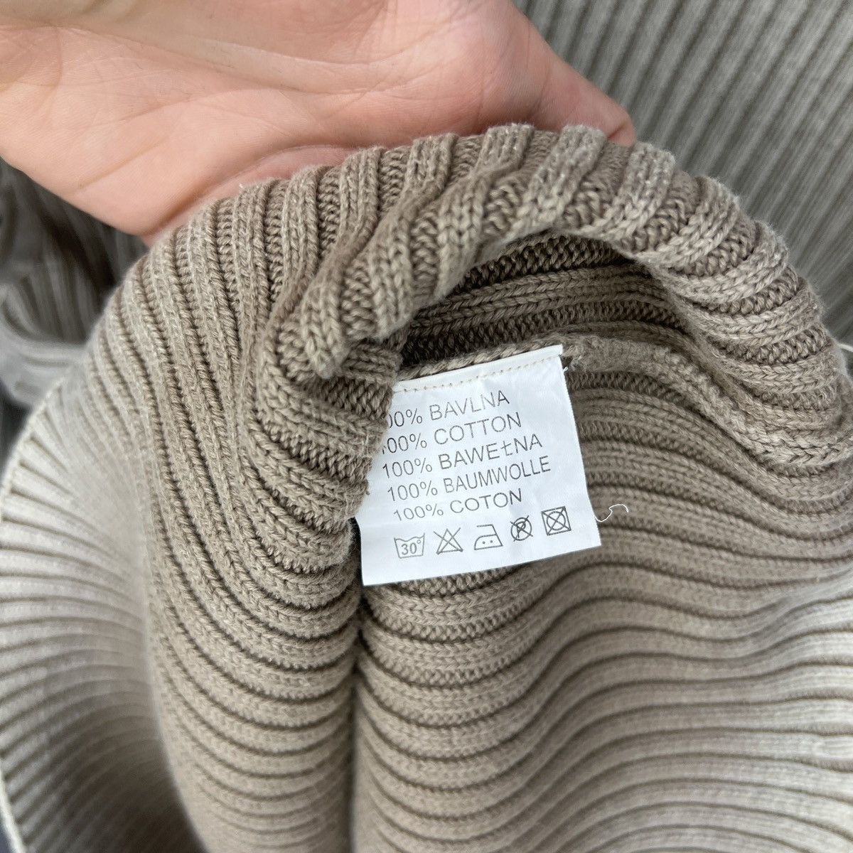 20471120 × Dolce & Gabbana × If Six Was Nine Washed Dolce Gabbana Style Knit Sweater Thrashed Y2K Size US M / EU 48-50 / 2 - 10 Thumbnail