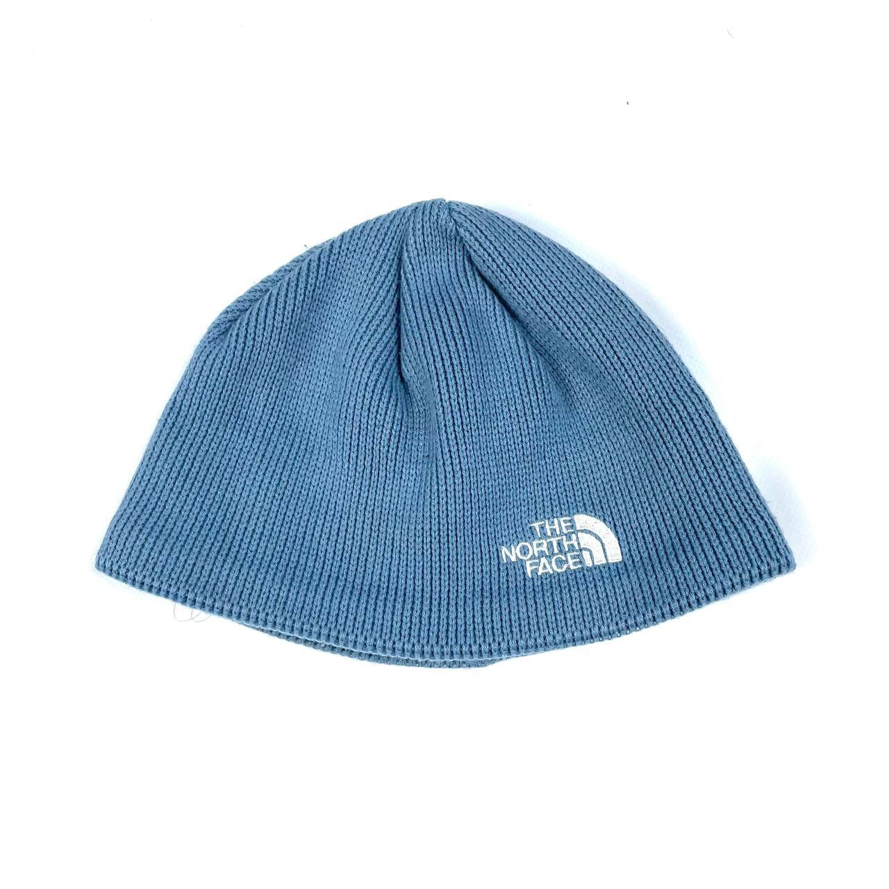 The North Face The North Face Vintage Y2K Blue Logo Beanie Size ONE SIZE - 1 Thumbnail