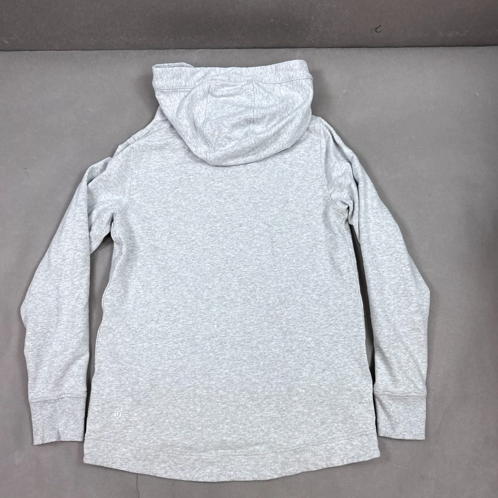 Lululemon Lululemon Hoodie Womens 6 Gray Split Pullover Heathered Running Gym Cross Train Shirt Adult Regular Gray Size M / US 6-8 / IT 42-44 - 2 Thumbnail