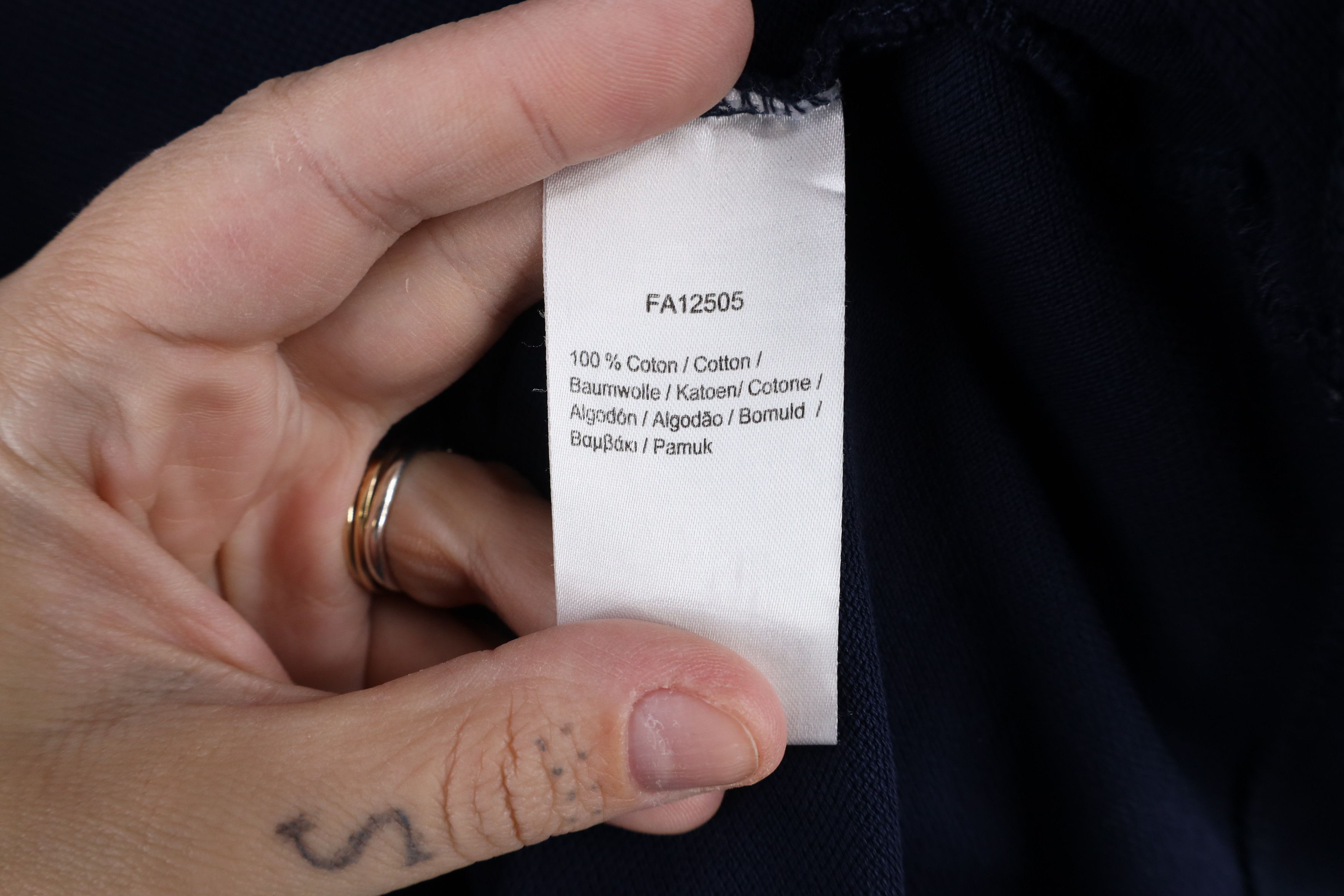 Lacoste × Vintage Lacoste Fit Croc Logo Pique Cotton Collared Polo Shirt Navy Size US XXL / EU 58 / 5 - 6 Thumbnail