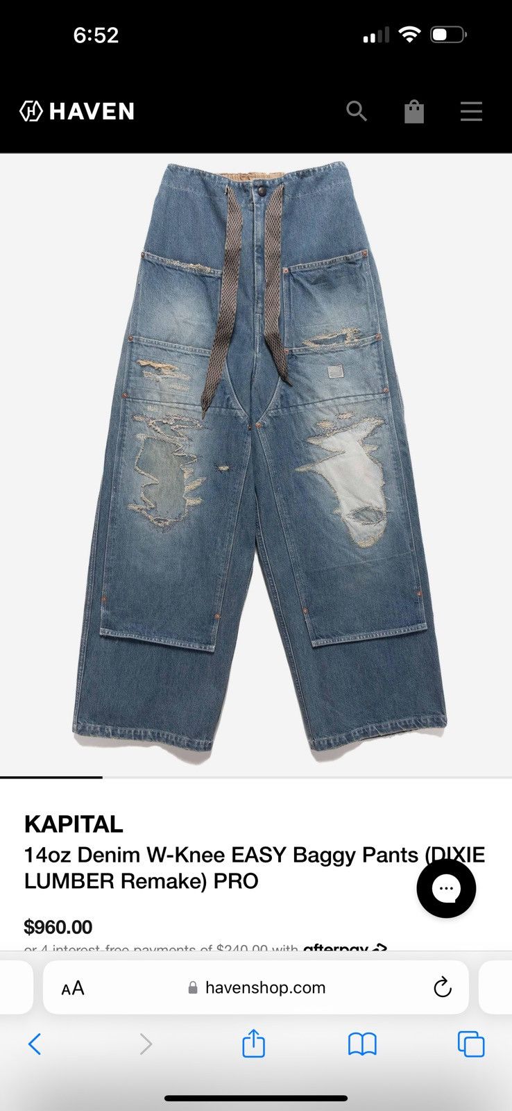 Kapital Kapital Kountry Working Class Distressed Patchwork Denim Size US 30 / EU 46 - 11 Thumbnail