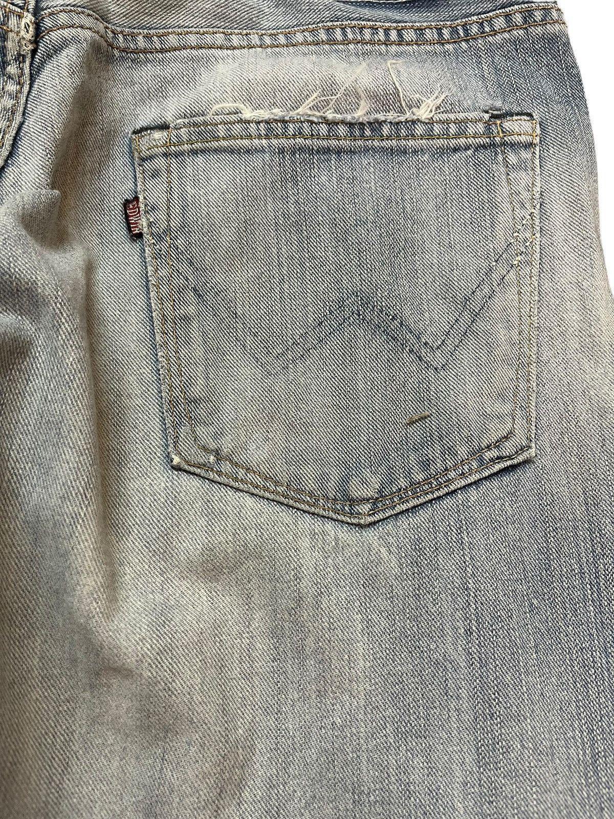 Edwin Vintage Edwin Exclusive Vintage Faded Distressed Denim Size US 33 - 8 Thumbnail