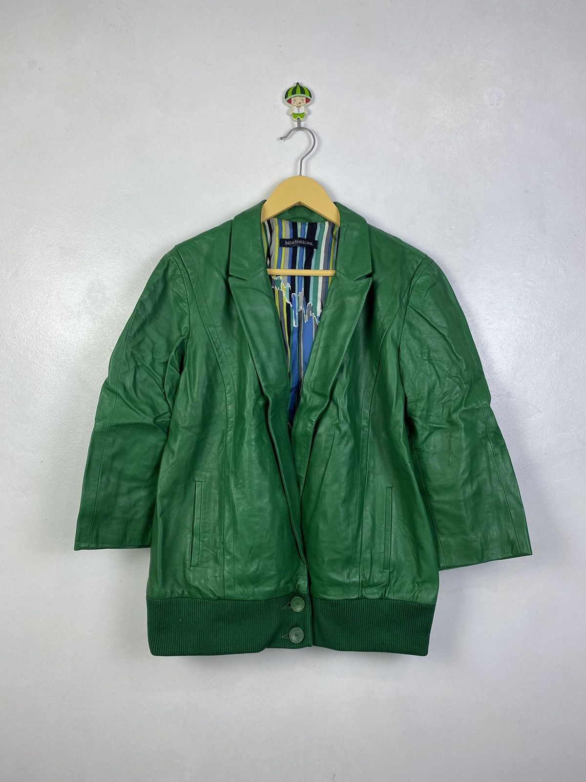 Designer Inès & Marechal - Lamb leather Blazer jacket Size M / US 6-8 / IT 42-44 - 1 Thumbnail