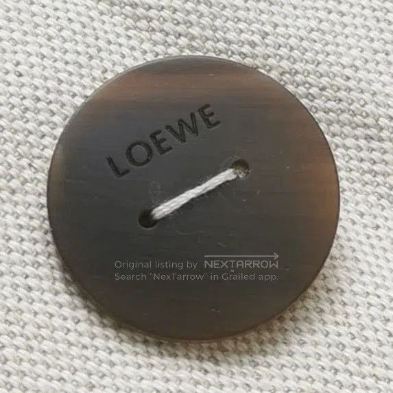 Loewe Loewe Cotton and Linen Mixed Color Double-breasted Jacket Size XXS / US 00 / IT 34 - 3 Thumbnail
