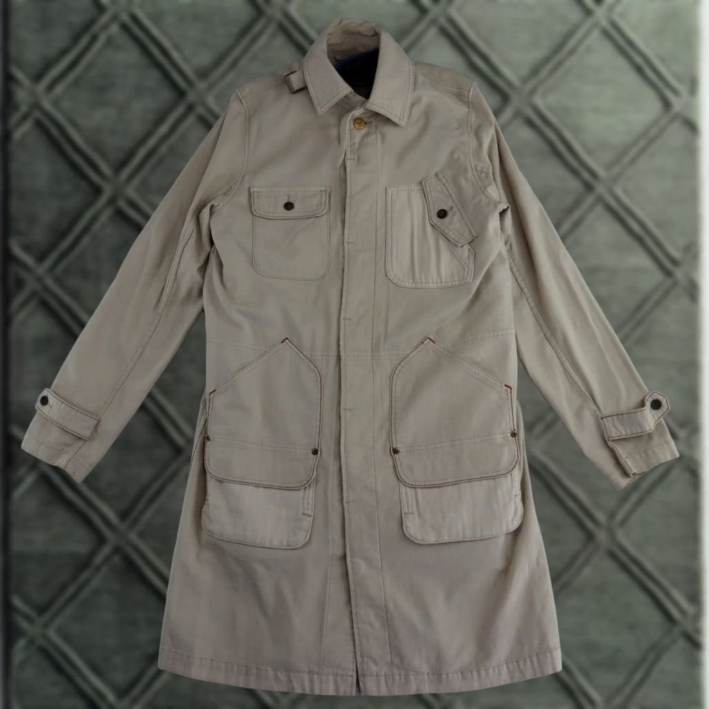 Sugar Cube Sugar Womens Coat Beige Medium Long Coat w Pockets Size M / US 6-8 / IT 42-44 - 1 Thumbnail