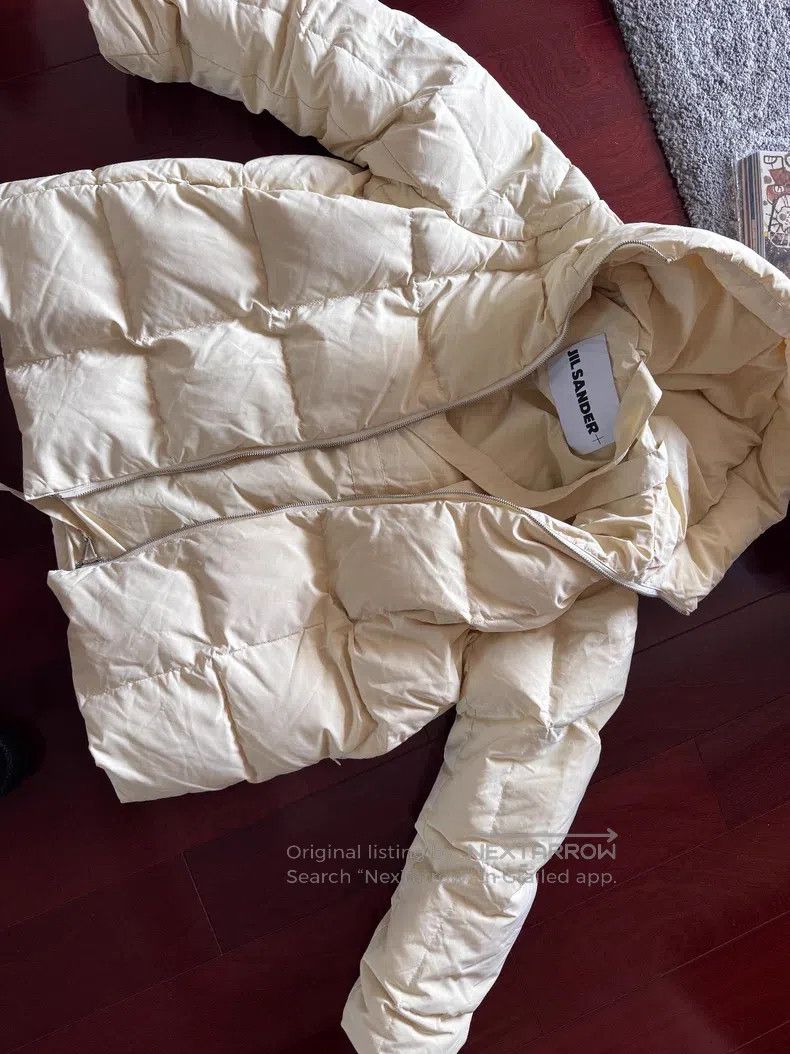 Jil Sander Jil Sander size 34 White Women's Down Jacket Size M / US 6-8 / IT 42-44 - 1 Thumbnail