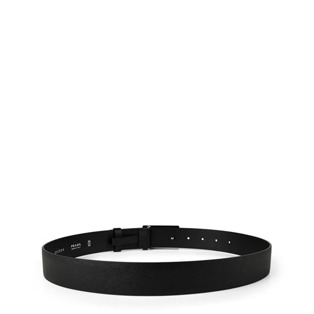 Saffiano Leather Belt