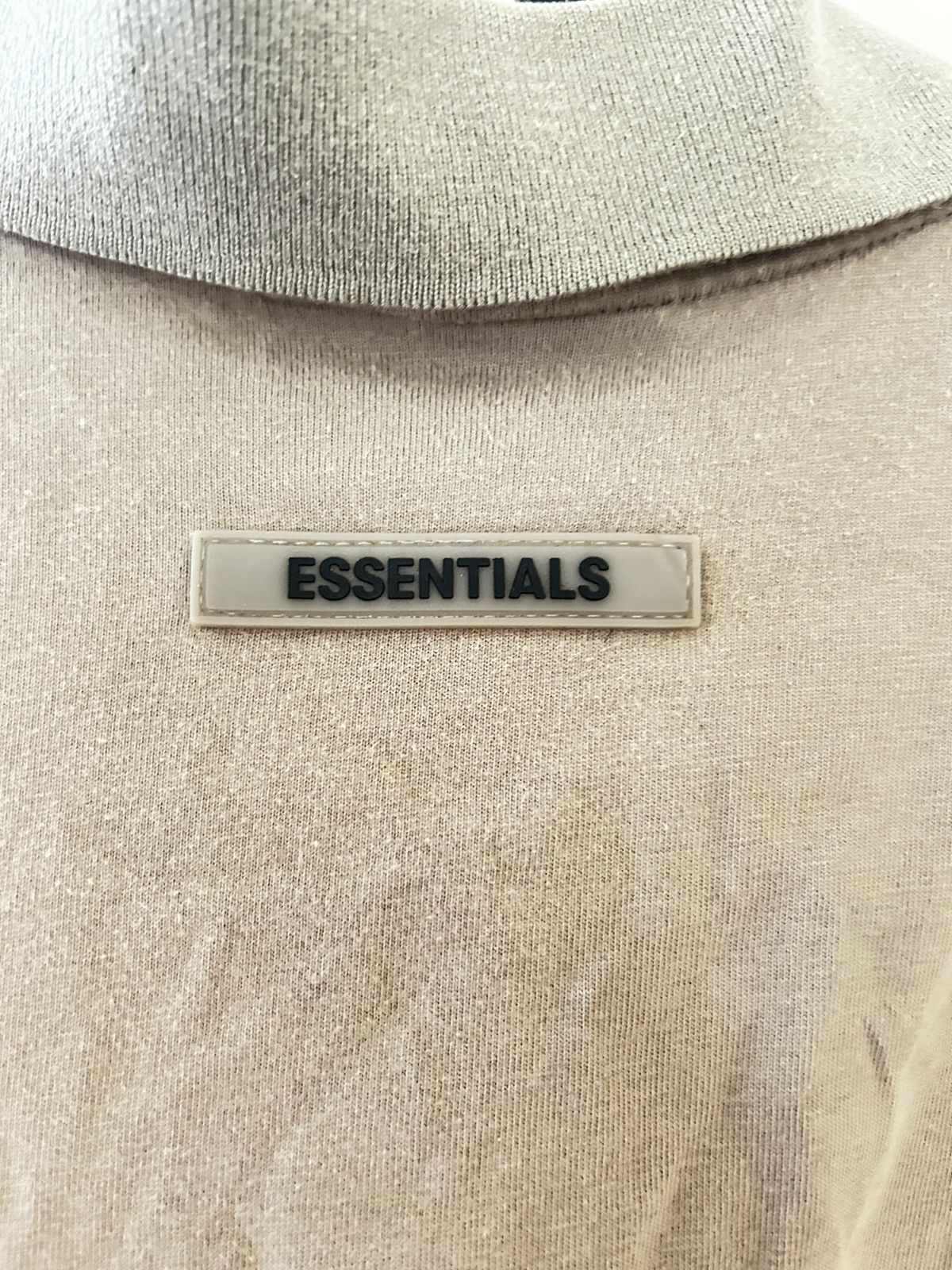 Fear of God Fear of God Essentials Polo Shirt Taupe XS Size US XS / EU 42 / 0 - 3 Thumbnail