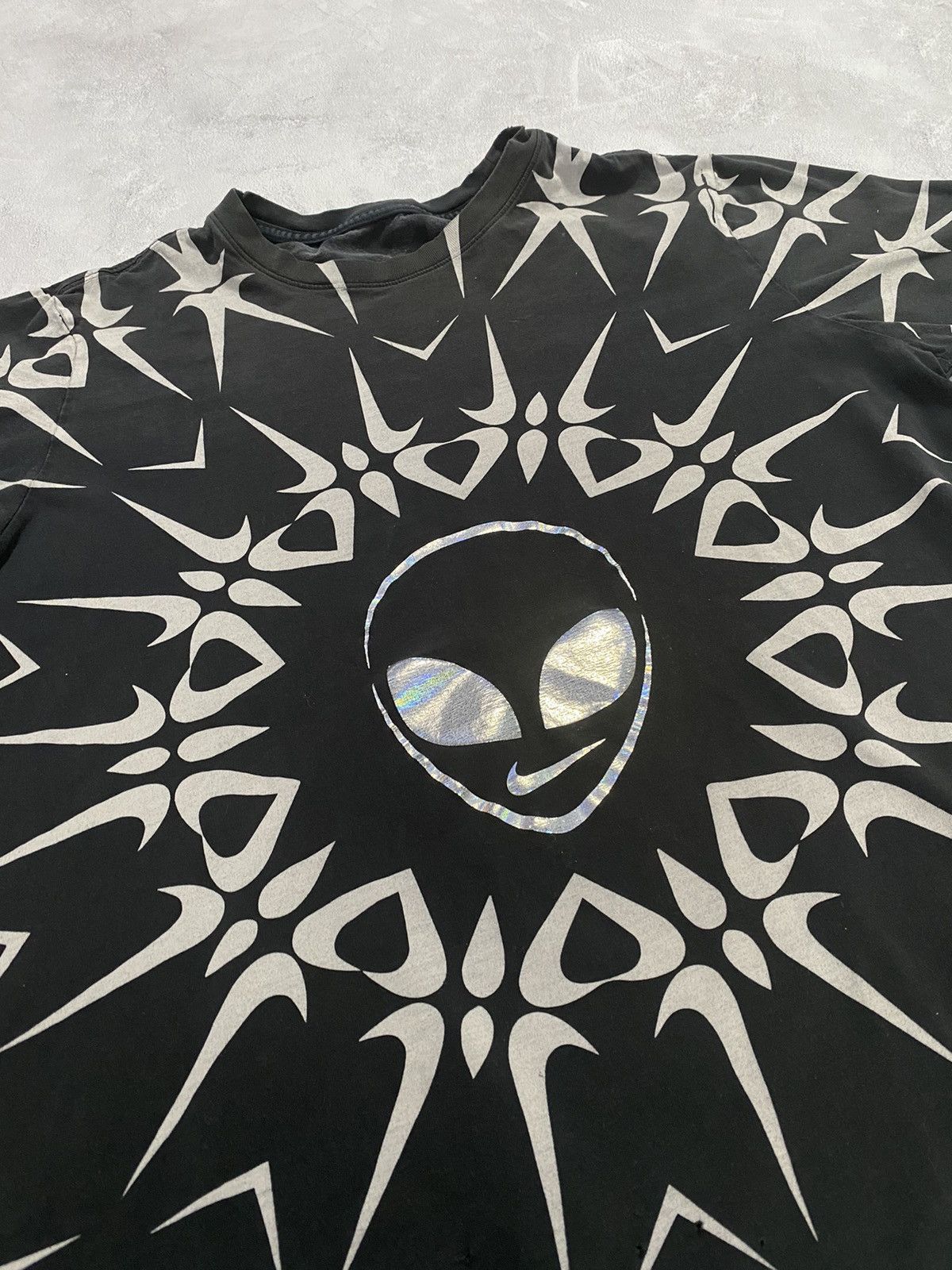 Nike 👽 T Shirt Nike Rare Model Alien Multilogo SwoosH Size US L / EU 52-54 / 3 - 3 Thumbnail