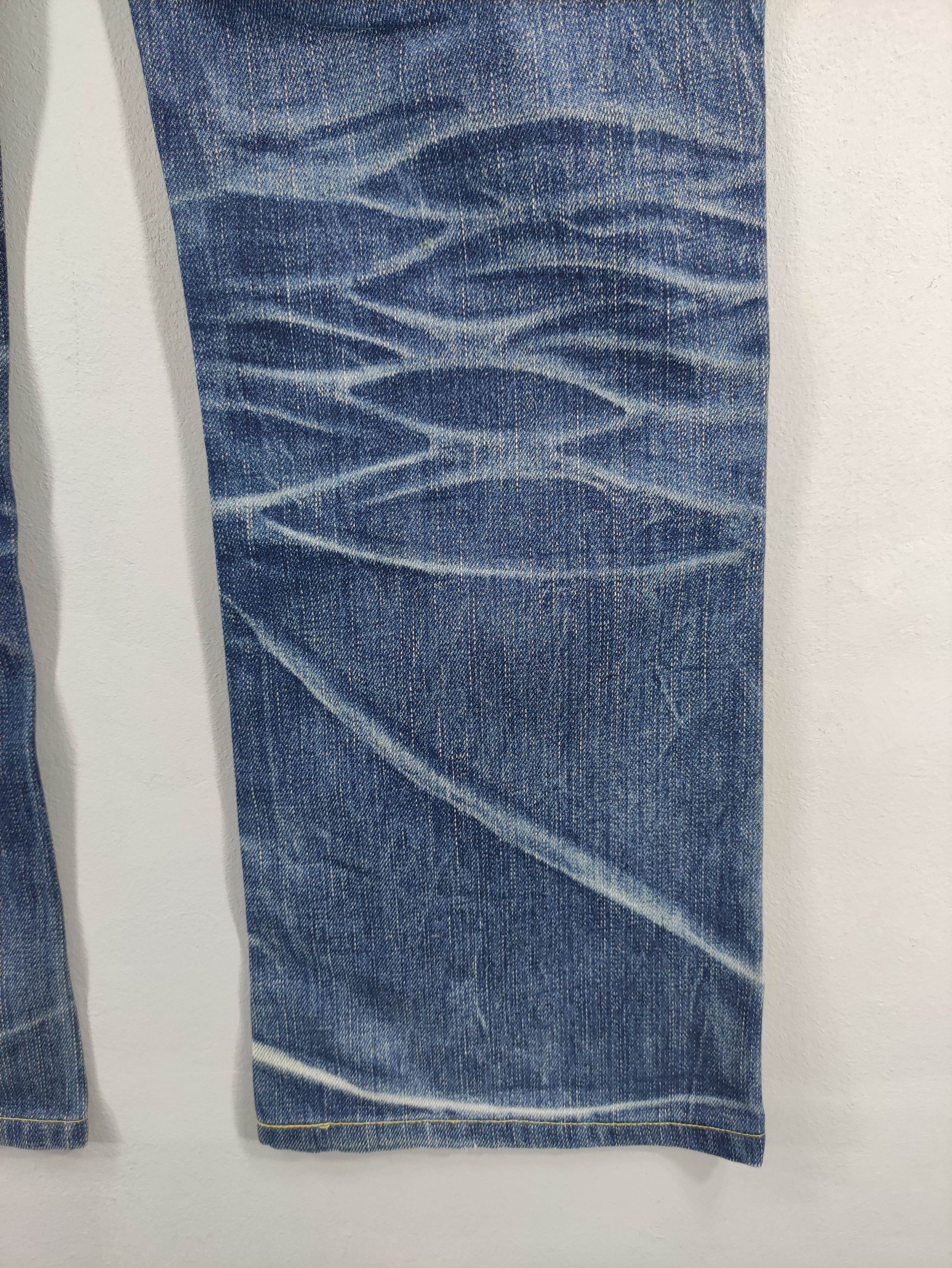 Japanese Brand Vintage Rubber Soul Distressed Denim Jeans Size US 35 - 7 Thumbnail