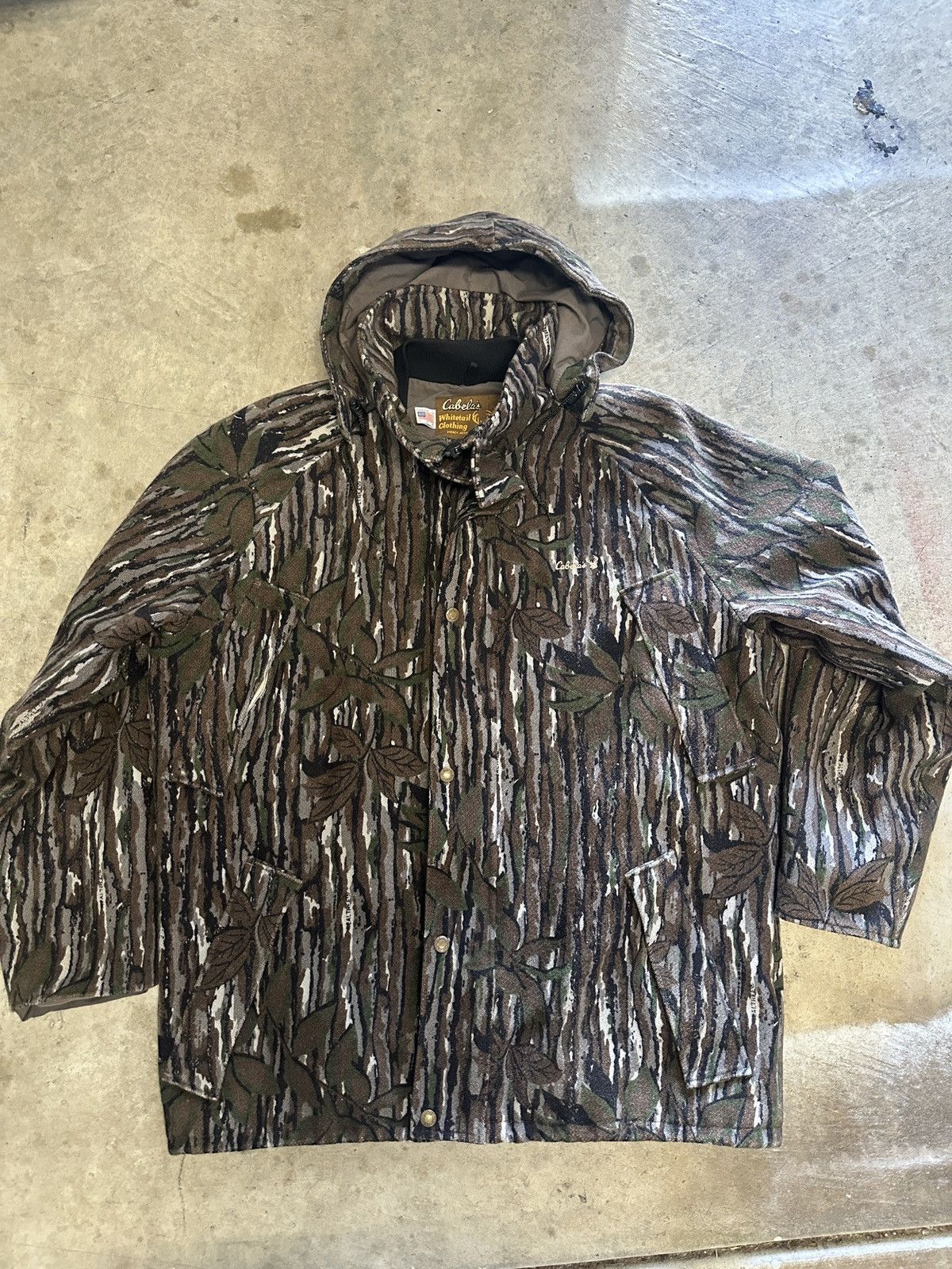Cabelas vtg 80s cabelas whitetail clothing goretex realtree jacket Size US XL / EU 56 / 4 - 1 Thumbnail