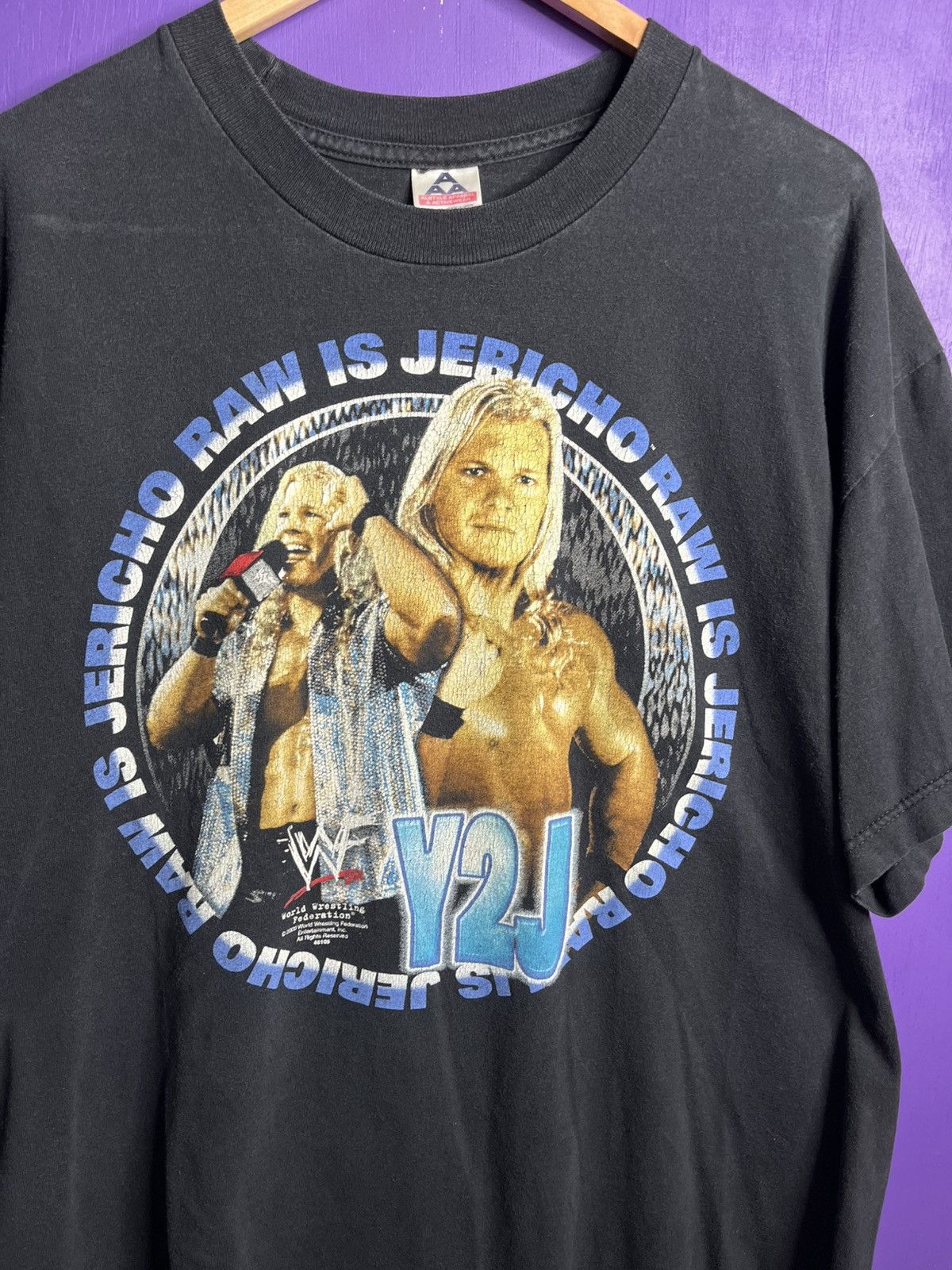 Vintage × WWF Vintage 2000 Raw is Chris Jericho Y2J t-shirt Size US XL / EU 56 / 4 - 3 Thumbnail