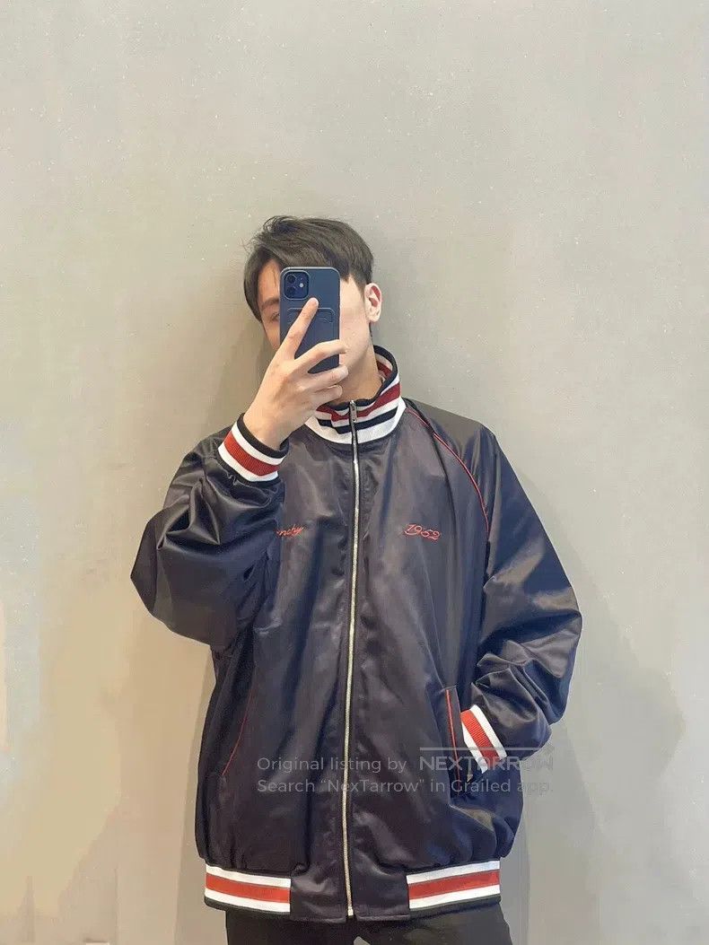 Givenchy Givenchy Embroidered Striped Jacket Coat Midnight Blue Size US M / EU 48-50 / 2 - 7 Thumbnail