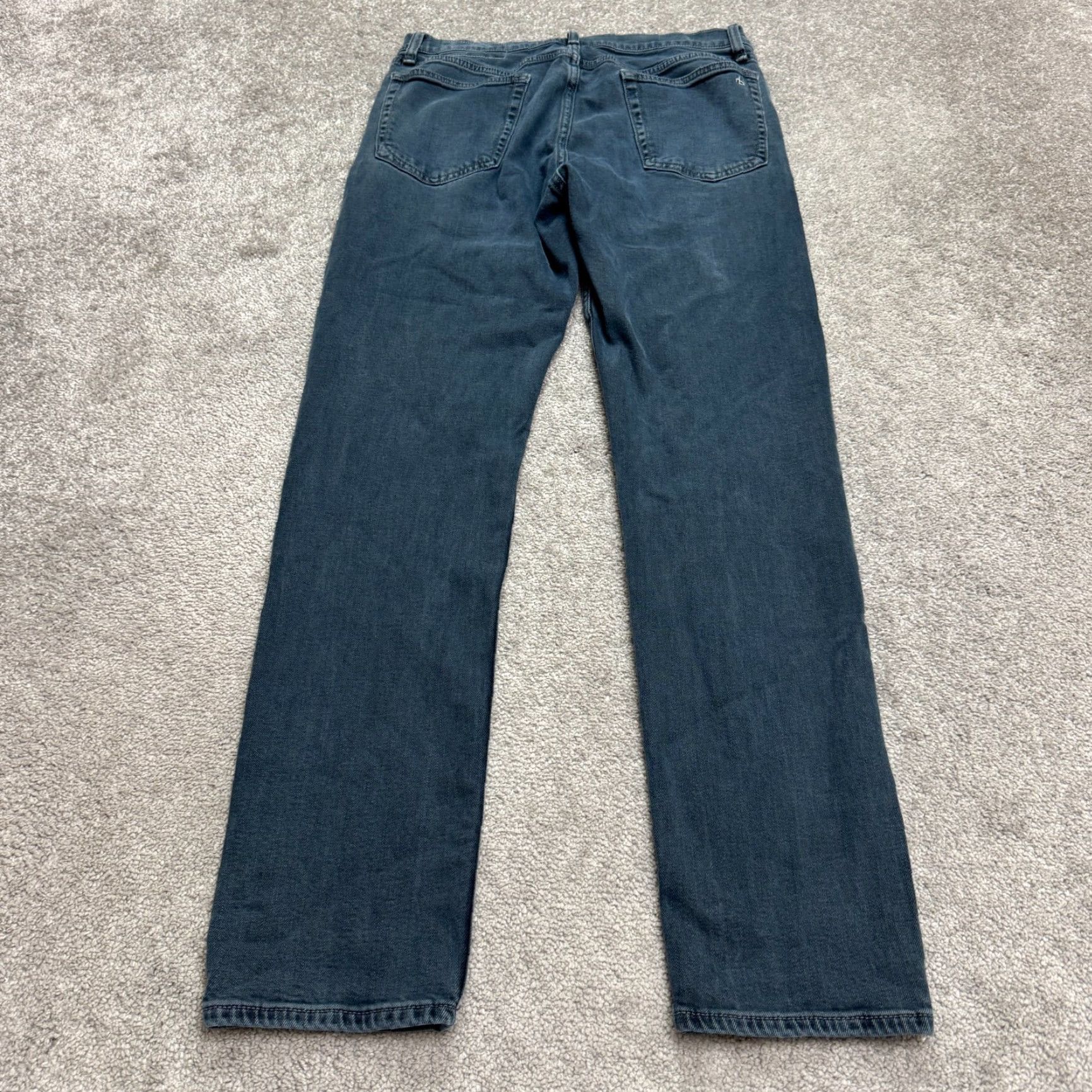 Rag & Bone RAG & BONE Fit 2 Denim Jeans Mens 31x32 Slim Straight Mid Rise Blue 5-Pocket Designer Classic Mens Size US 31 - 3 Thumbnail