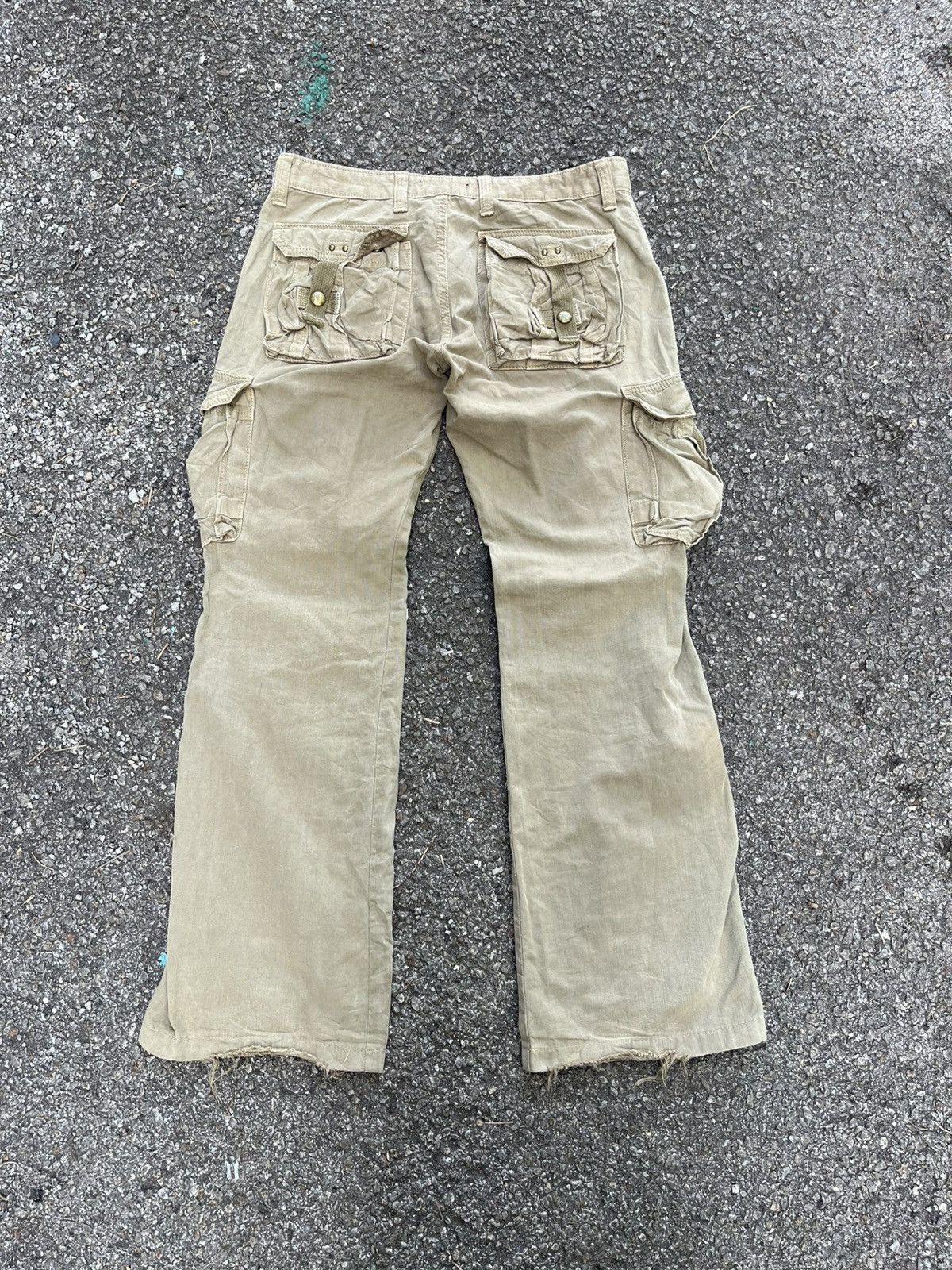 Hysteric Glamour Flare Cargo Pants Surplus Japan Trousers Low Rise Size US 30 / EU 46 - 9 Thumbnail
