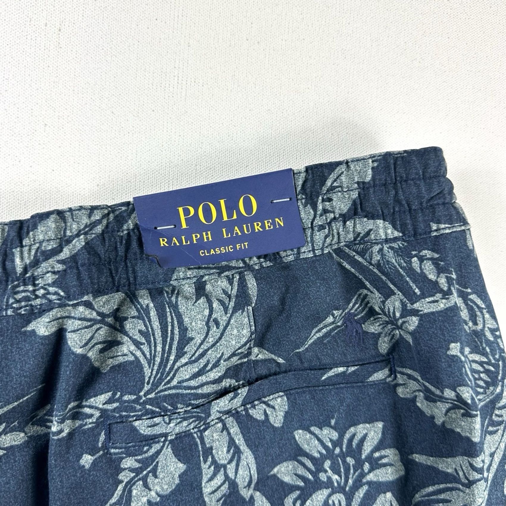 Polo Ralph Lauren Polo Ralph Lauren Chino Shorts Floral 9" INS Mens 1XB Khaki Multicolor Cotton Drawstrings Big & Tall Size US XL / EU 56 / 4 - 4 Thumbnail
