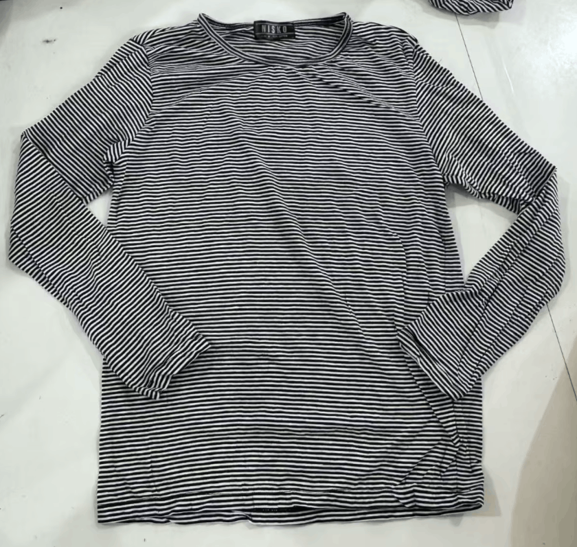 Japanese Brand 3 Korean Teen Striped Long Sleeve Size US L / EU 52-54 / 3 - 4 Thumbnail