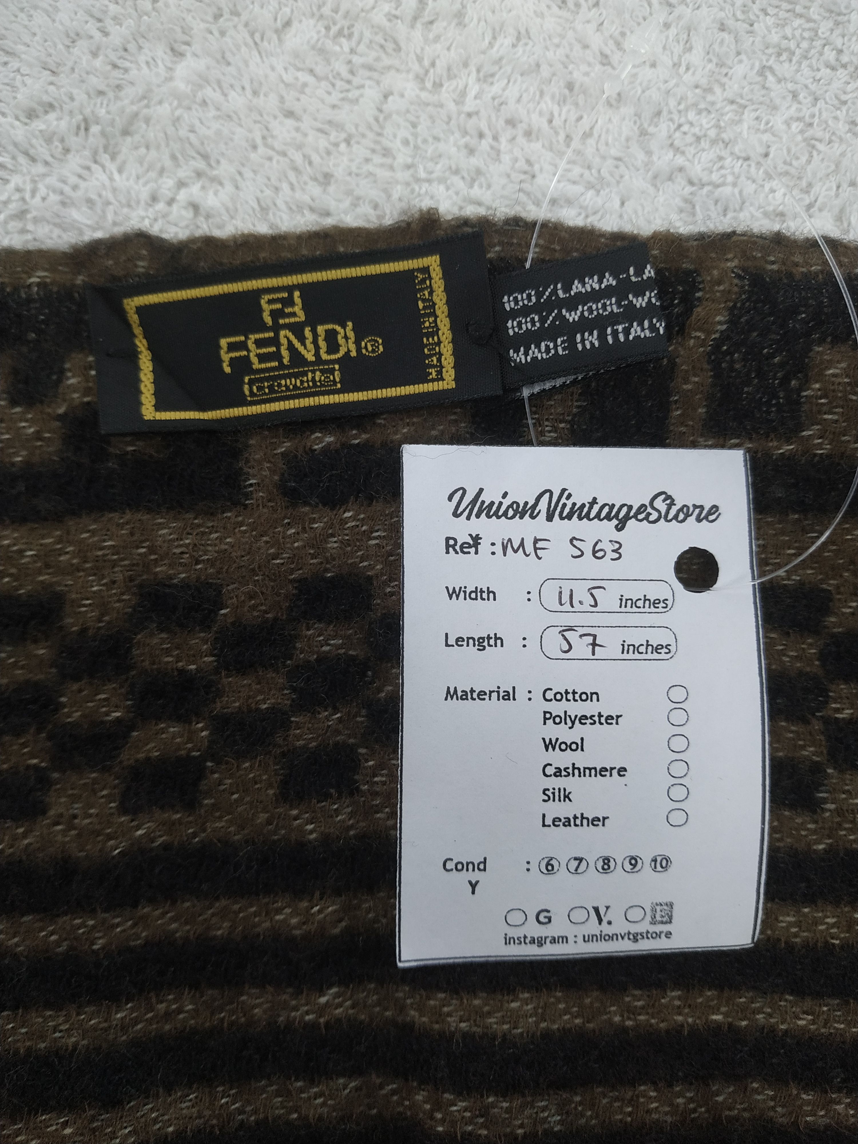Fendi Vintage Fendi Scarf/Muffler/Neckwear MF563 Size ONE SIZE - 4 Thumbnail