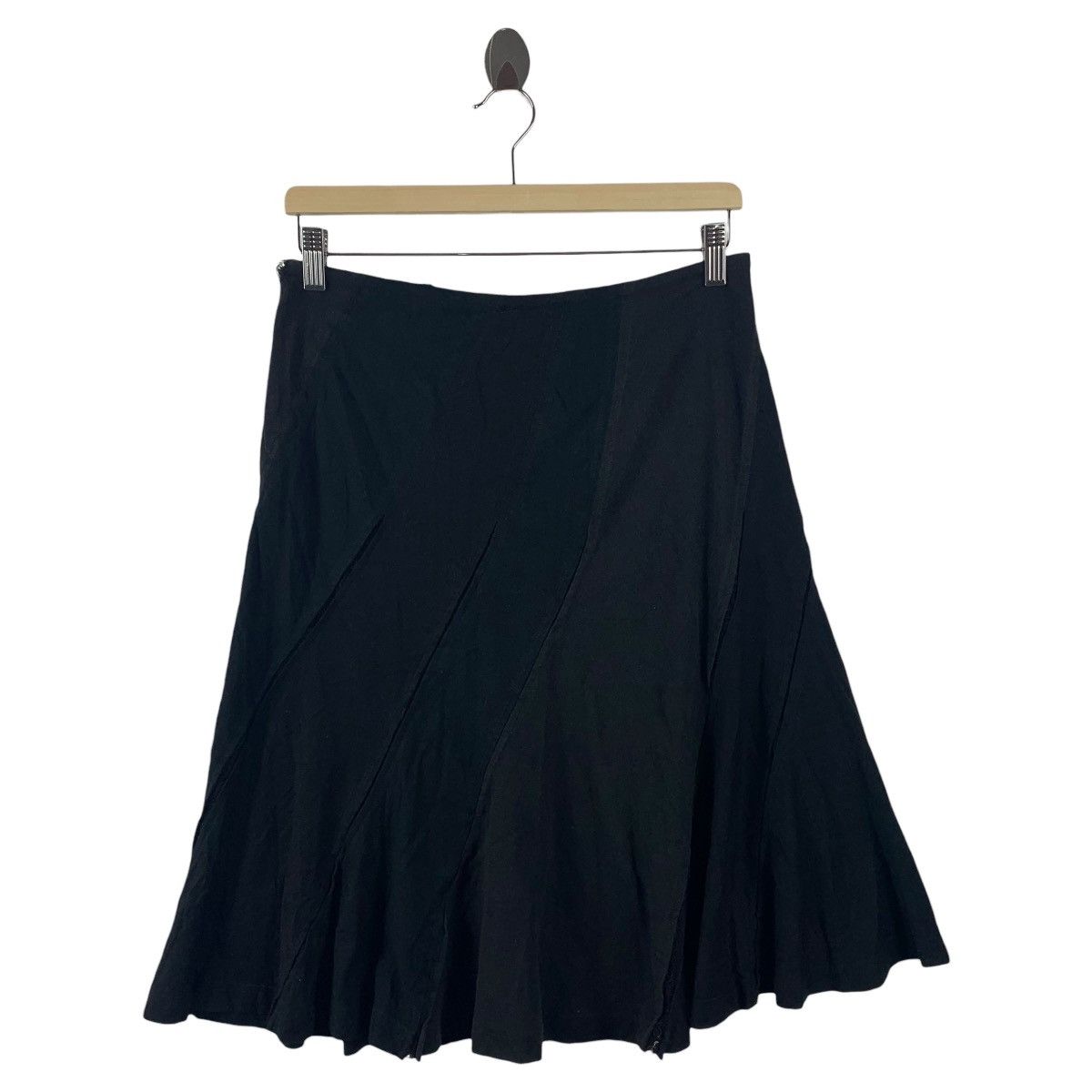 Tricot Comme des Garcons × Vintage Vintage TRICOT Comme des Garçons AD 2005 black skirt Size 30" / US 8 / IT 44 - 4 Thumbnail