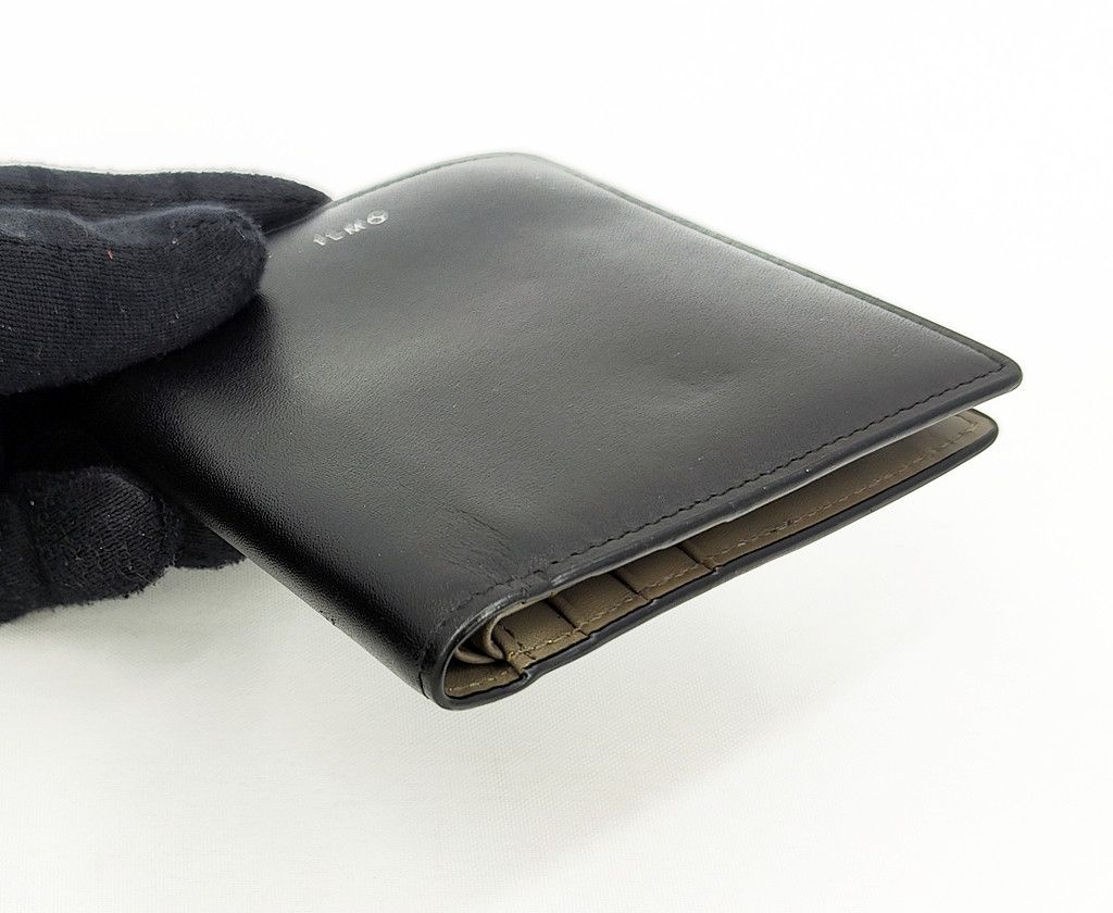 Leather ILMO full leather bi-fold two tone wallet Size ONE SIZE - 9 Thumbnail