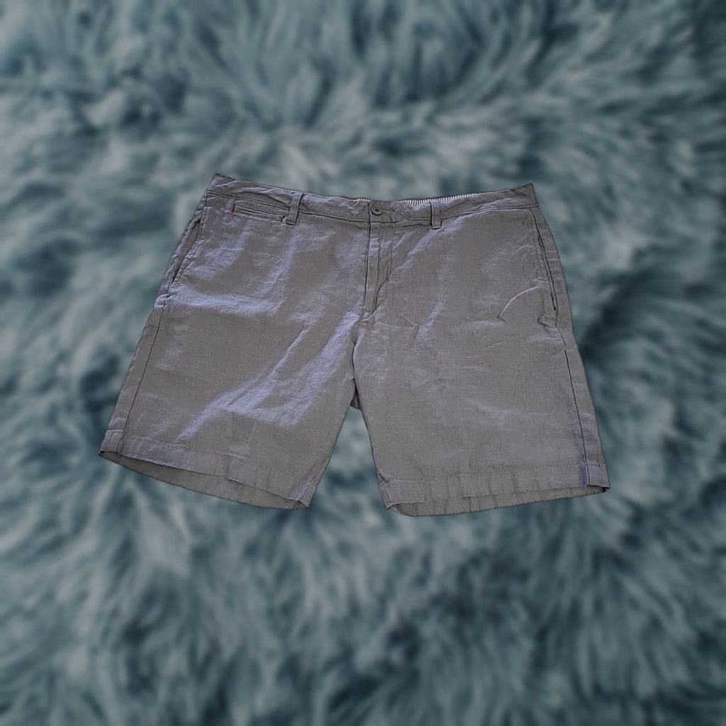 UNTUCKit UNTUCKit St Julien Blue Linen Blend Shorts 42 Regular Men Cotton Chino 9in Inseam XS-XL? Size US 42 / EU 58 - 1 Thumbnail