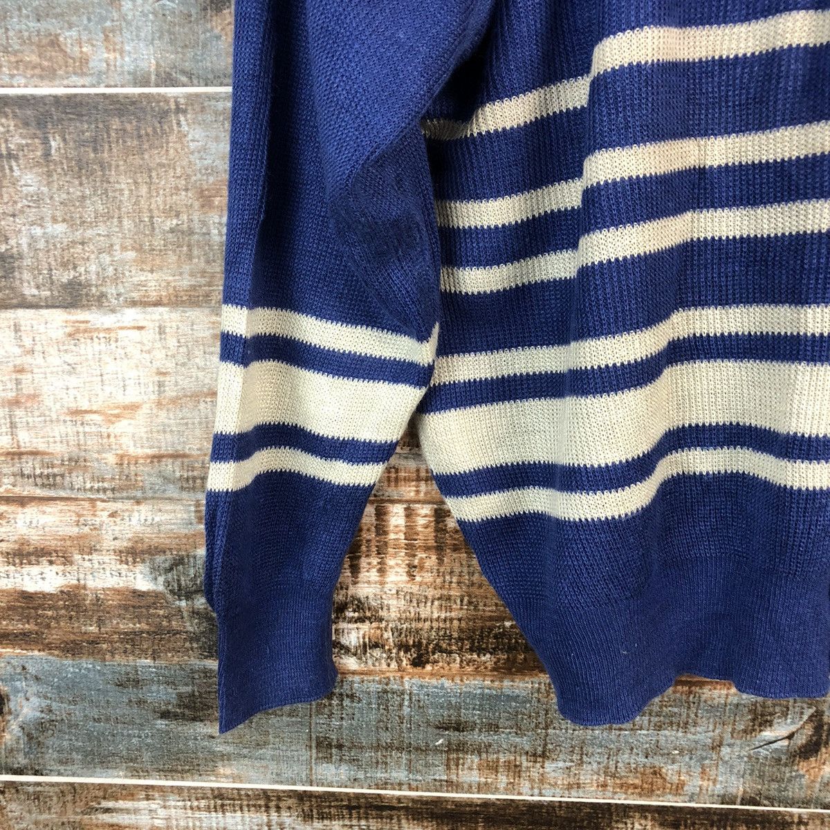 Japanese Brand Pia Sport Blue vintage knitwear Sweather #A2409 Size US L / EU 52-54 / 3 - 17 Thumbnail