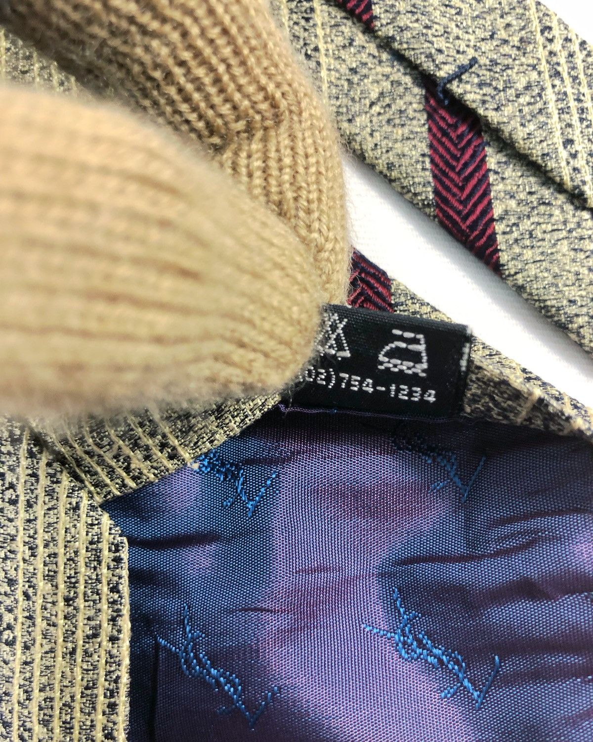 Vintage × Yves Saint Laurent Rare Vintage Yves Saint Laurent Silk Tie Size ONE SIZE - 7 Thumbnail