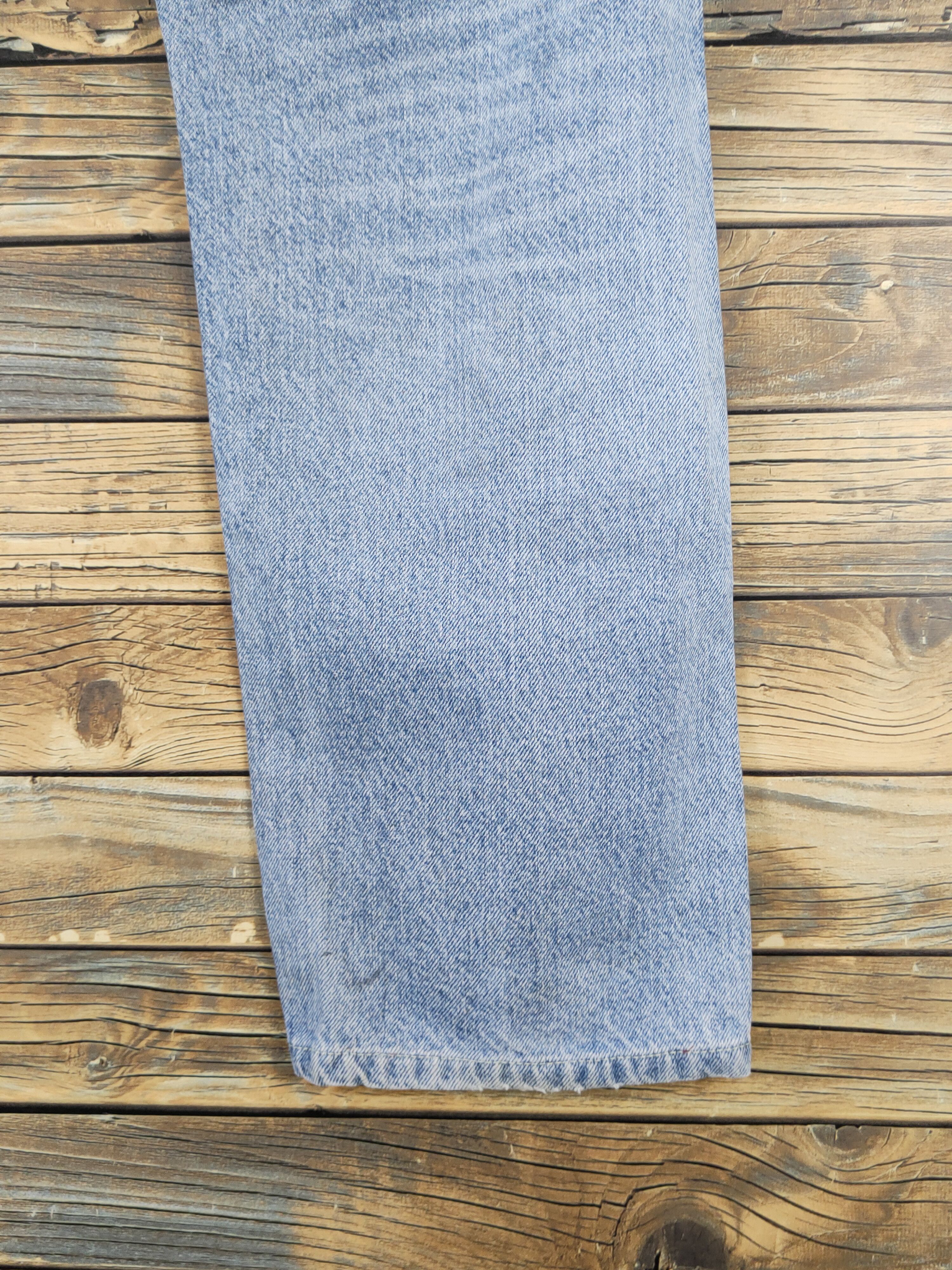 GU GU Light Blue Distressed Ripped denim Jeans #W1598 Size US 32 / EU 48 - 12 Thumbnail