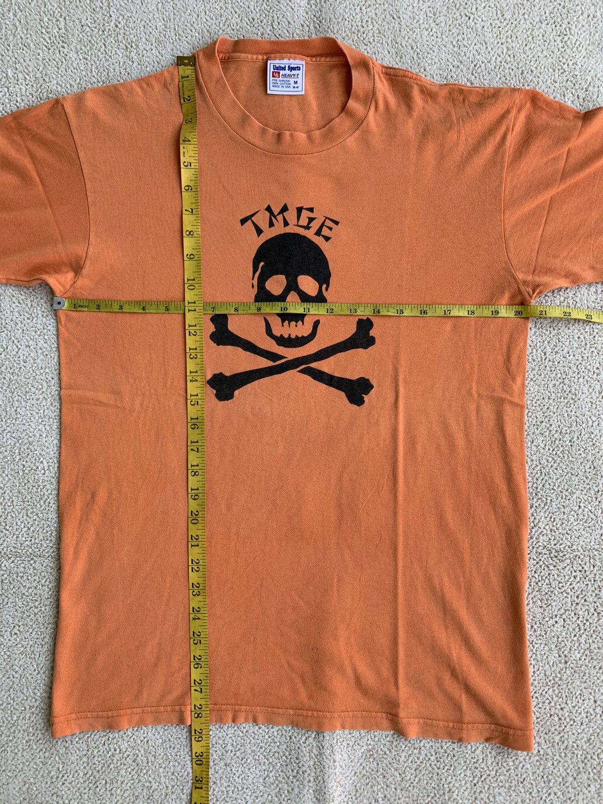 Band Tees × Vintage VTG 90s TMGE punk skull band tee Size US M / EU 48-50 / 2 - 9 Thumbnail