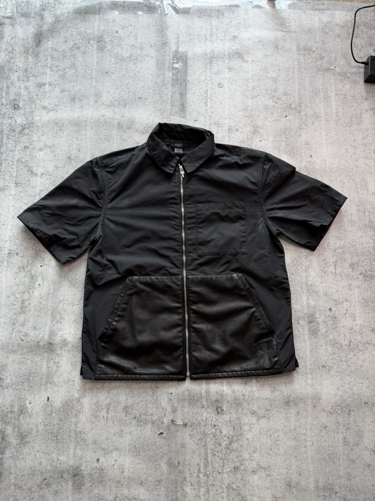 Chrome Hearts Chrome Heart Nylon Leather Jacket Size US M / EU 48-50 / 2 - 1 Thumbnail