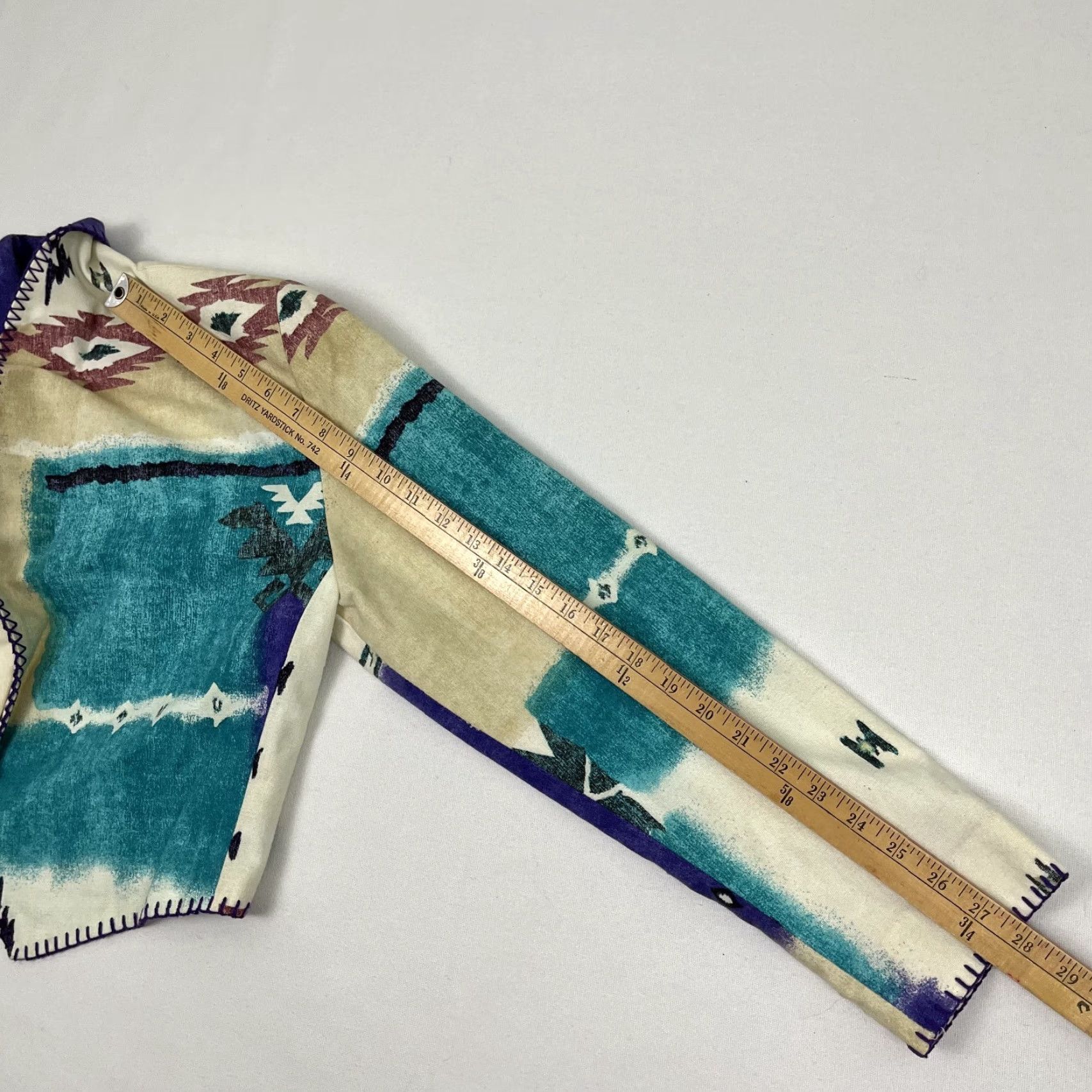Honda VTG Rhonda Stark Jacket Women Small Concho Crop Southwestern Aztec Cowgirl Rodeo Jacket Size S / US 4 / IT 40 - 4 Thumbnail