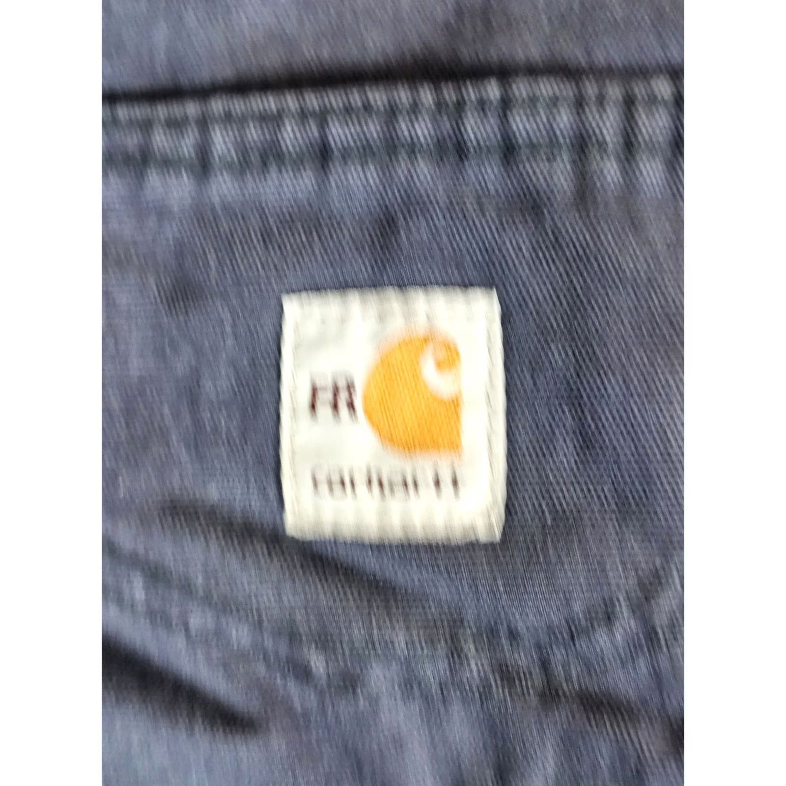 Carhartt VINTAGE: No (omit) Carhartt FR Jeans Loose Fit Flame Resistant Canvas FRB159 DNY Mens Sz 44x32 Blue Size US 44 / EU 60 - 3 Thumbnail