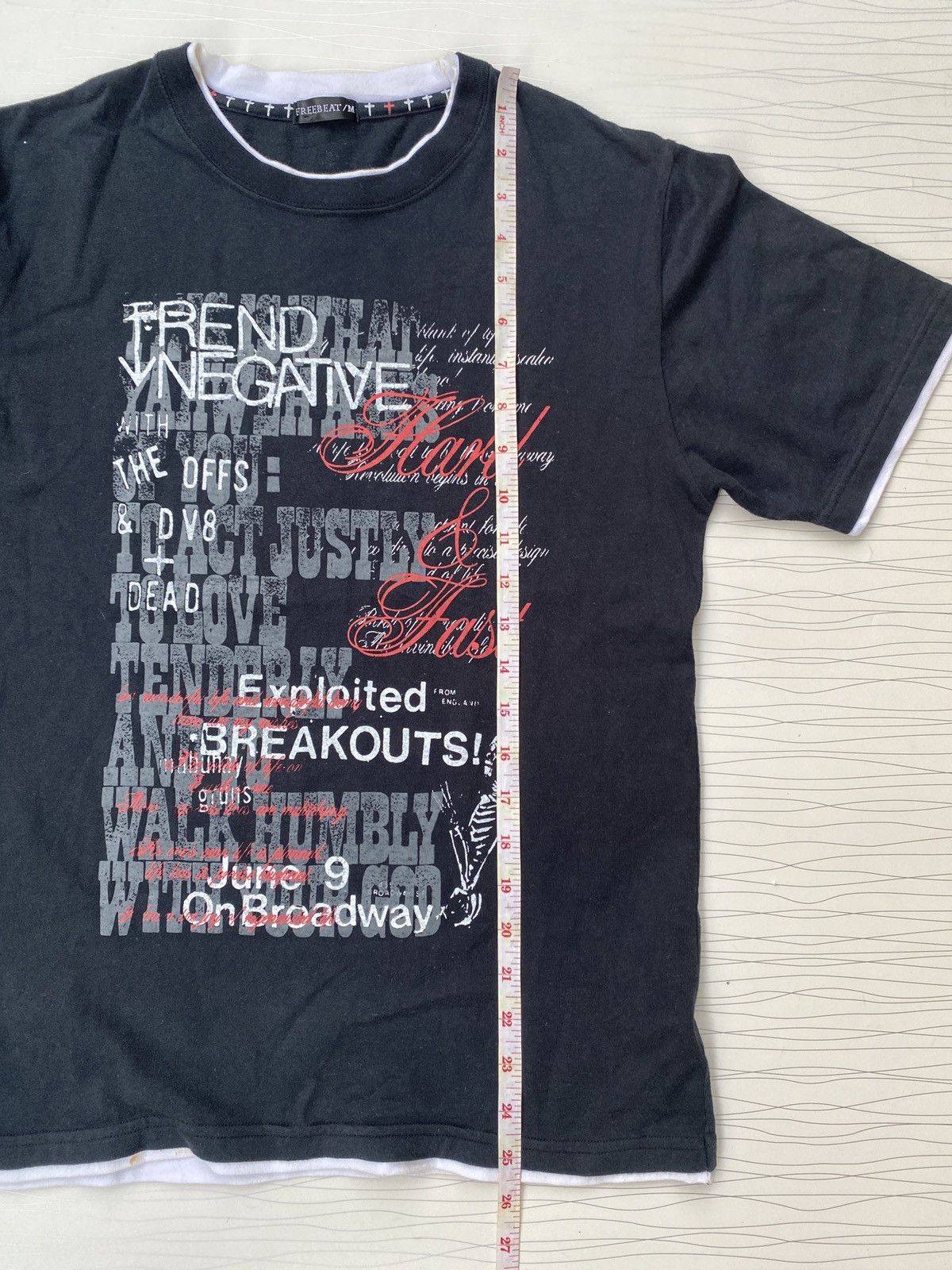 If Six Was Nine Japanese Freebeat Skull Poem Tee shirt Size US M / EU 48-50 / 2 - 8 Thumbnail