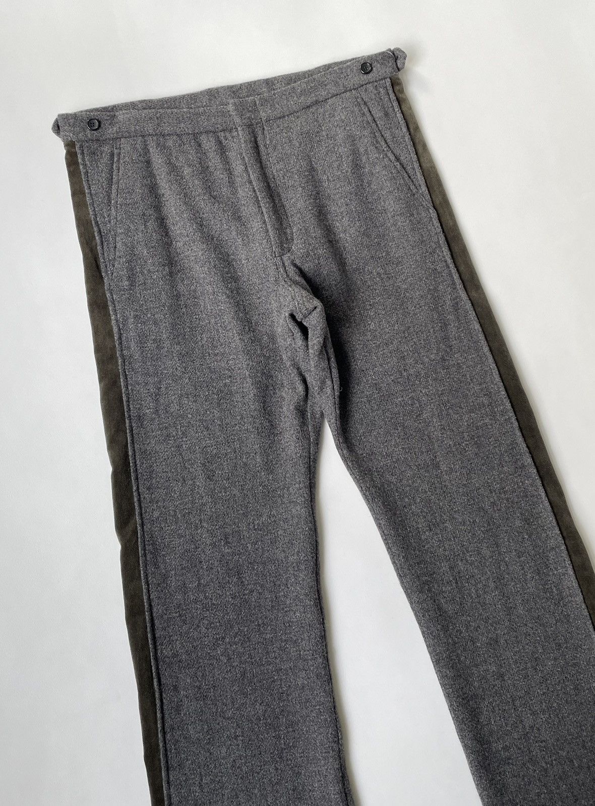 Comme des Garcons A/W 06 Velvet + Wool Panelled Trousers Size US 36 / EU 52 - 5 Thumbnail