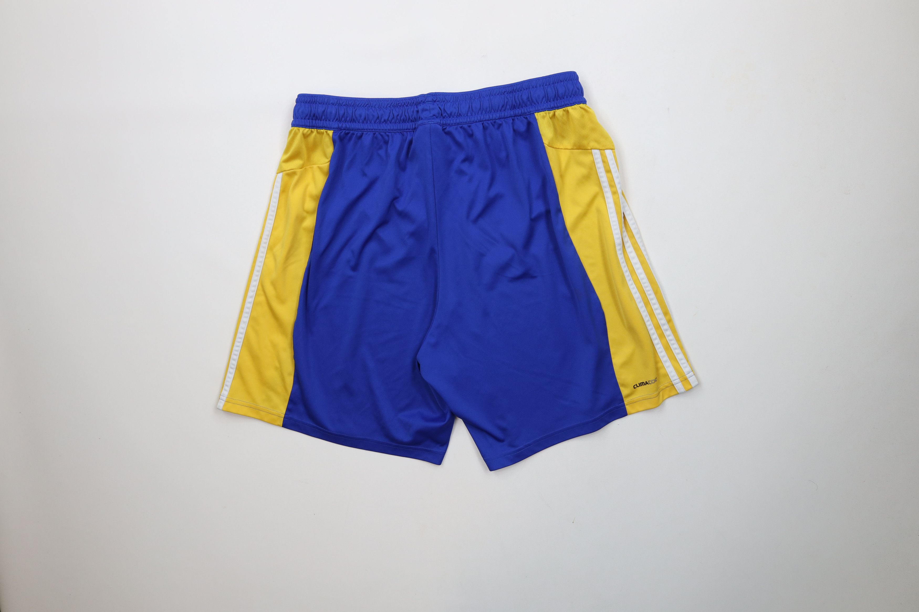 Adidas × Vintage Vintage Adidas Striped Running Jogging Soccer Shorts Blue Size US 36 / EU 52 - 9 Thumbnail