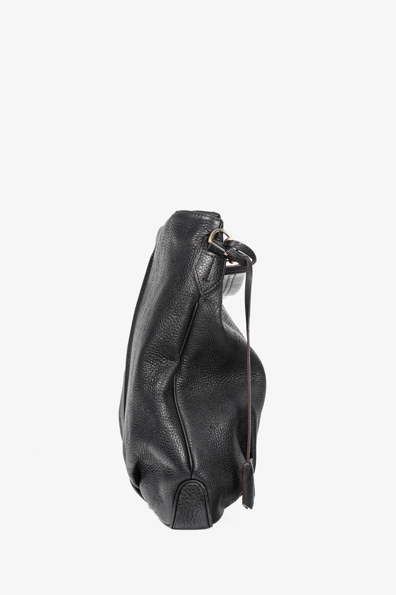 Louis Vuitton Louis Vuitton Selene MM Black Mahina Leather Hobo Size ONE SIZE - 3 Thumbnail