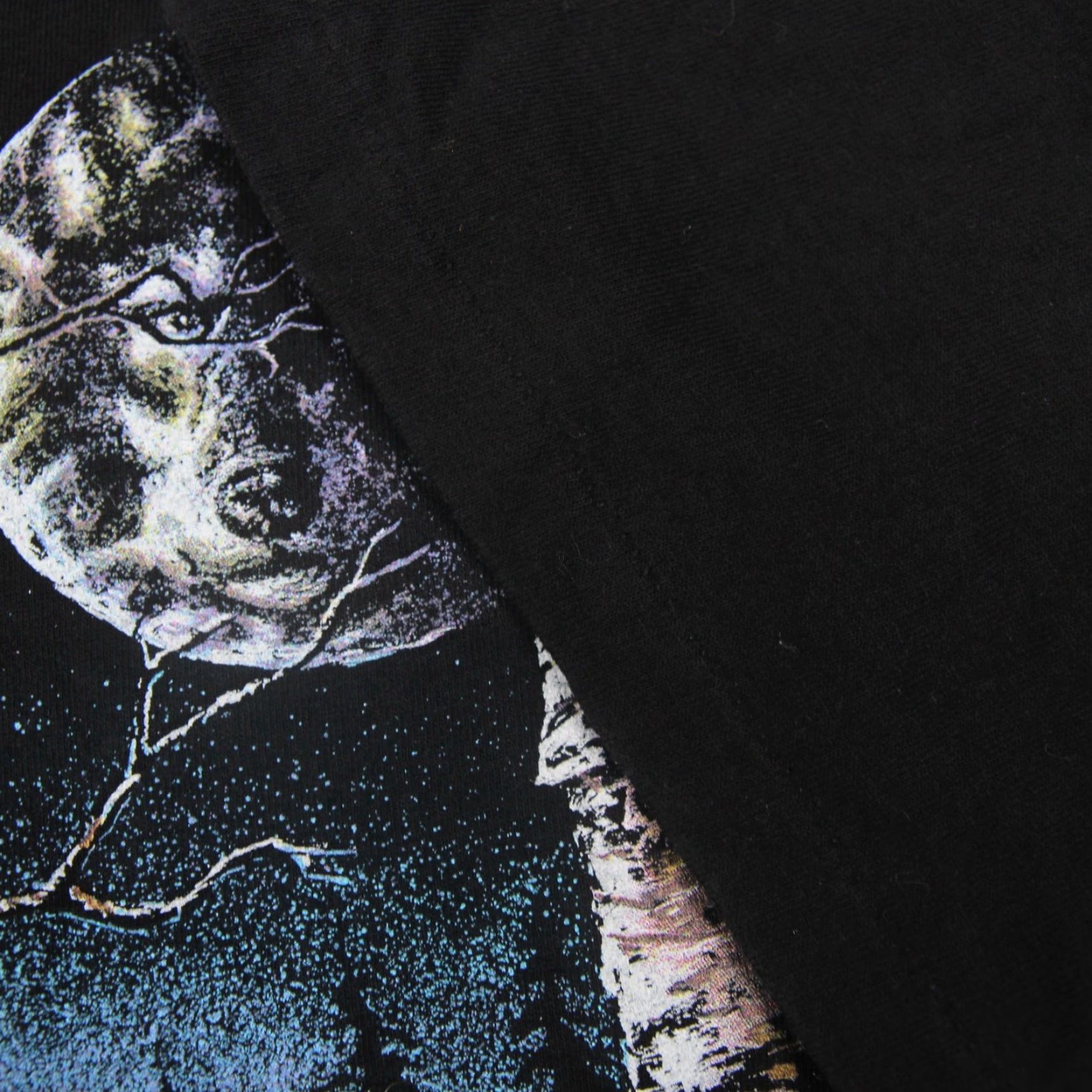 Vintage VINTAGE Wolf Abstract Graphic T Shirt Men L Black Size US L / EU 52-54 / 3 - 5 Thumbnail