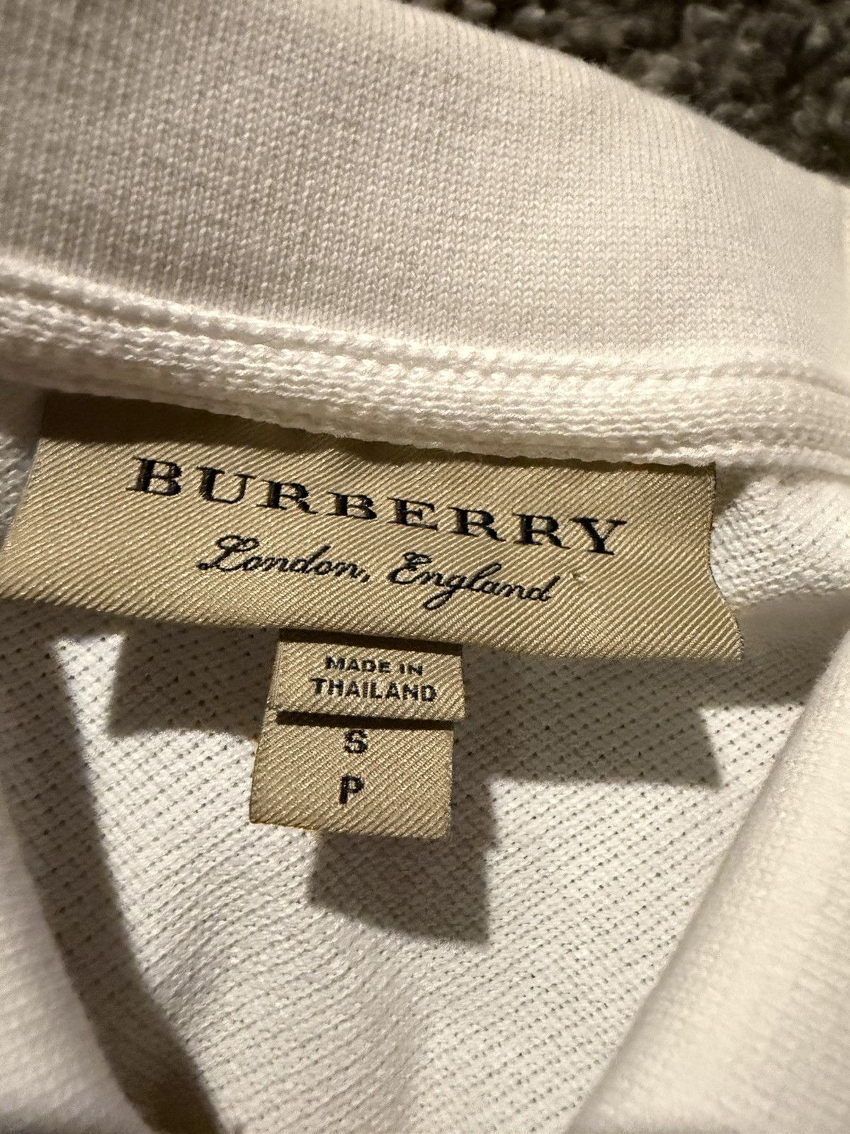 Burberry White Burberry Polo Size US S / EU 44-46 / 1 - 6 Thumbnail