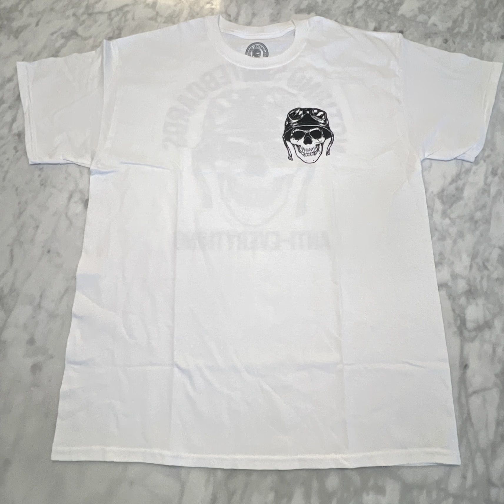 Vintage Nothing Skateboards T Shirt Men’s Large White Skull Anit- Everything Graphic Print Short Sleeve Crew Neck Cotton Mens Regular Size L Size US L / EU 52-54 / 3 - 3 Thumbnail