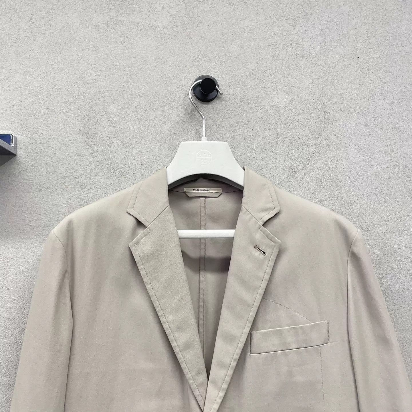 Hermes Hermes Light Gray Blazers Jacket Size 46R - 4 Thumbnail