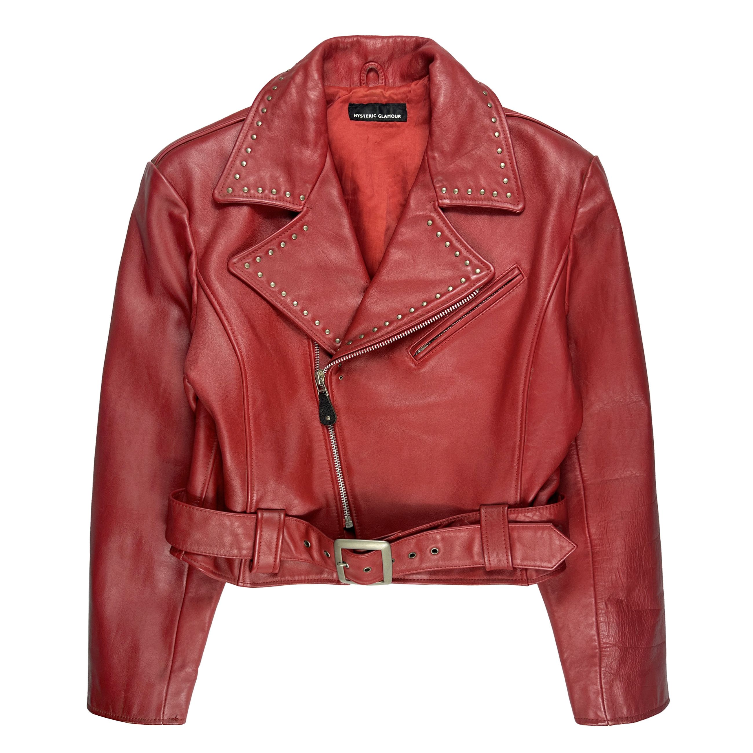 Hysteric Glamour Hysteric Glamour Wool Double Rider Jacket Black