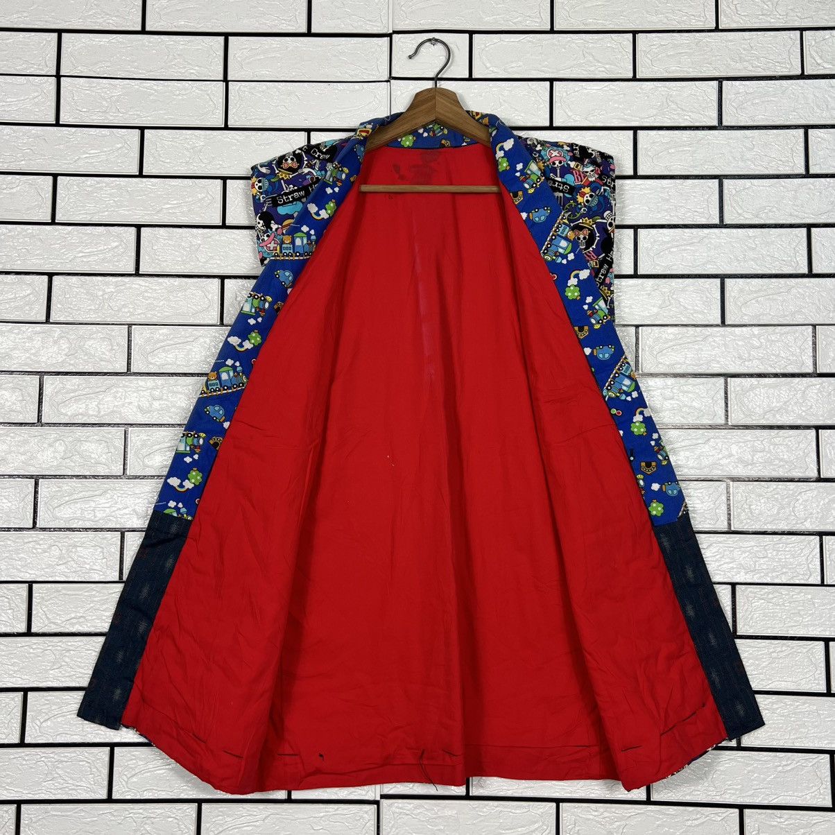 One Piece ONE PIECE STRAW HAT CREW Sleveless Vest Kimono #4157-C190 Size US M / EU 48-50 / 2 - 10 Thumbnail